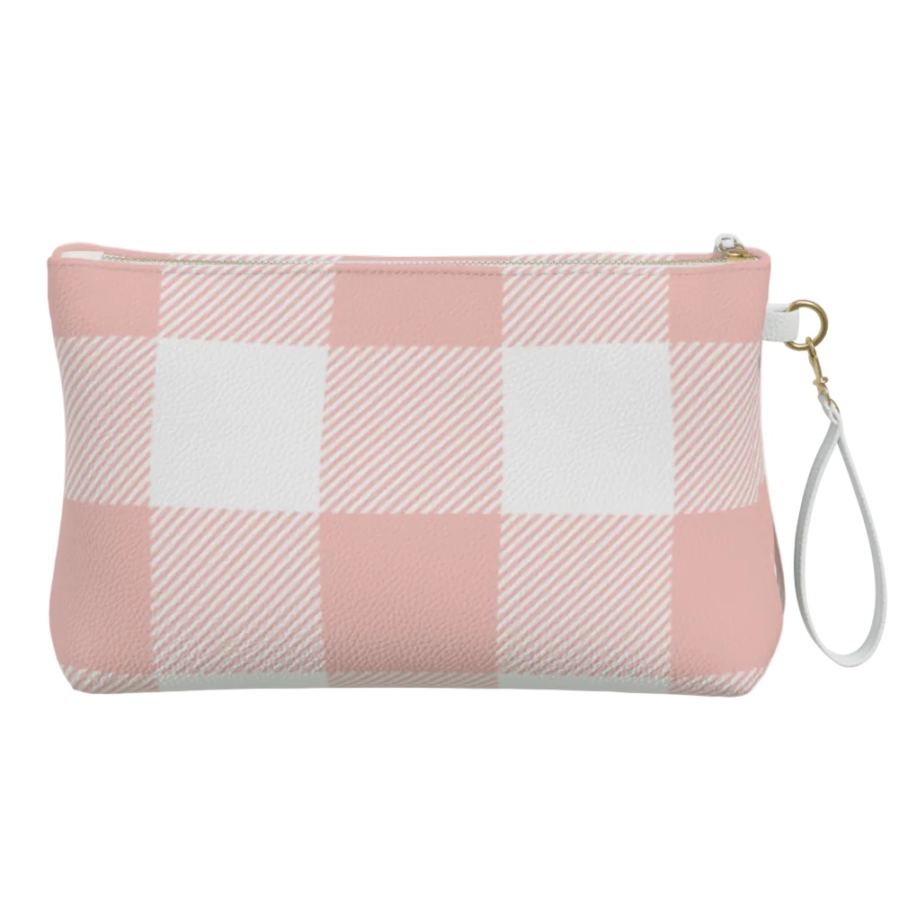 Alpha Chi Omega Personalized Vegan Leather Makeup Bag - Ivy Society