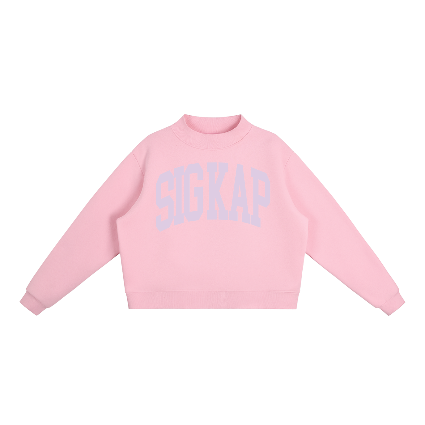 Sigma Kappa Big Mock Neck Sweatshirt - Ivy Society