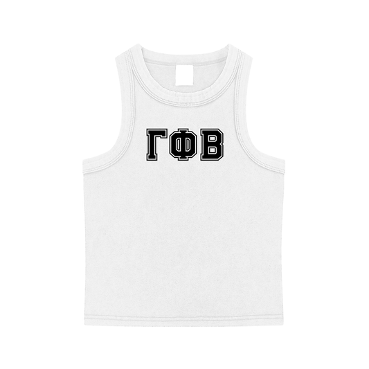 Gamma Phi Beta Letters Tank Top - Ivy Society