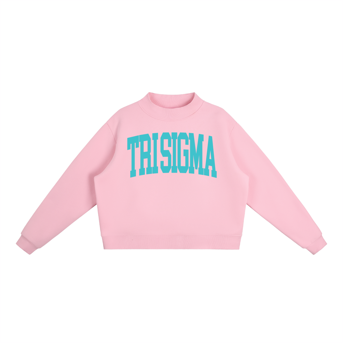 Tri Sigma Big Mock Neck Sweatshirt - Ivy Society