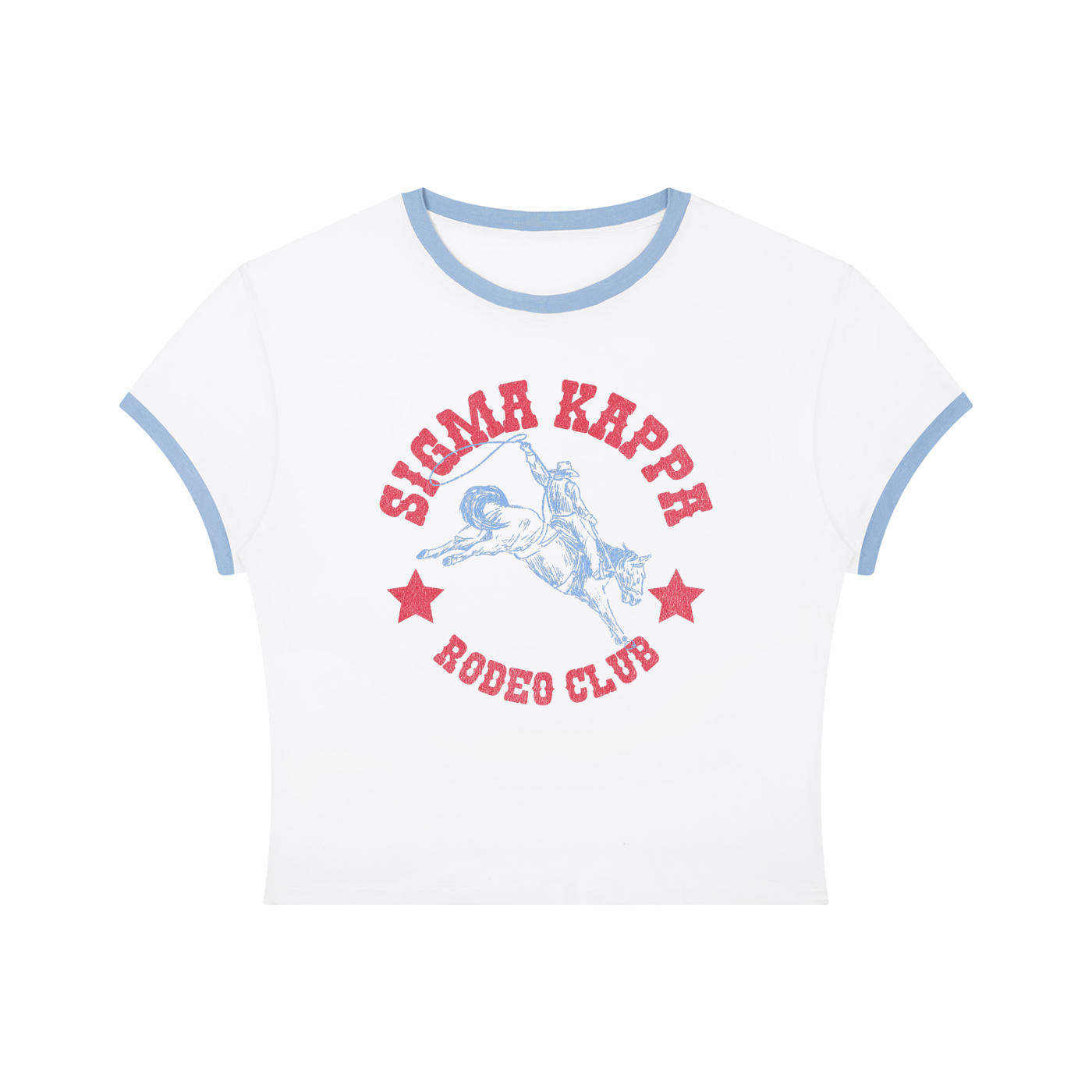Sigma Kappa Rodeo Club Ringer Tee