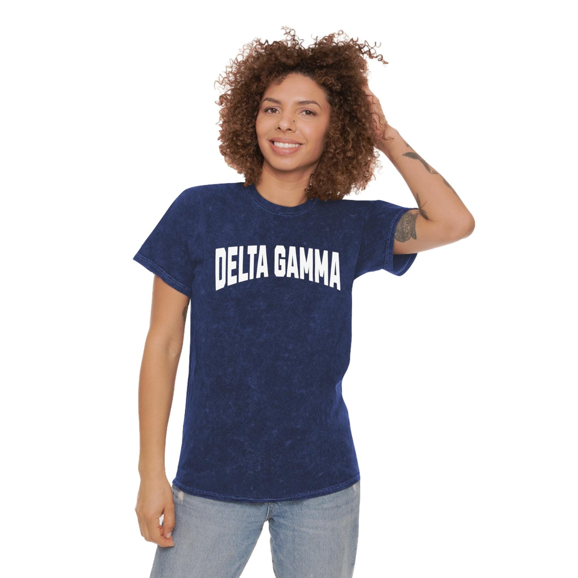 Delta Gamma Mineral Wash T-Shirt - Ivy Society