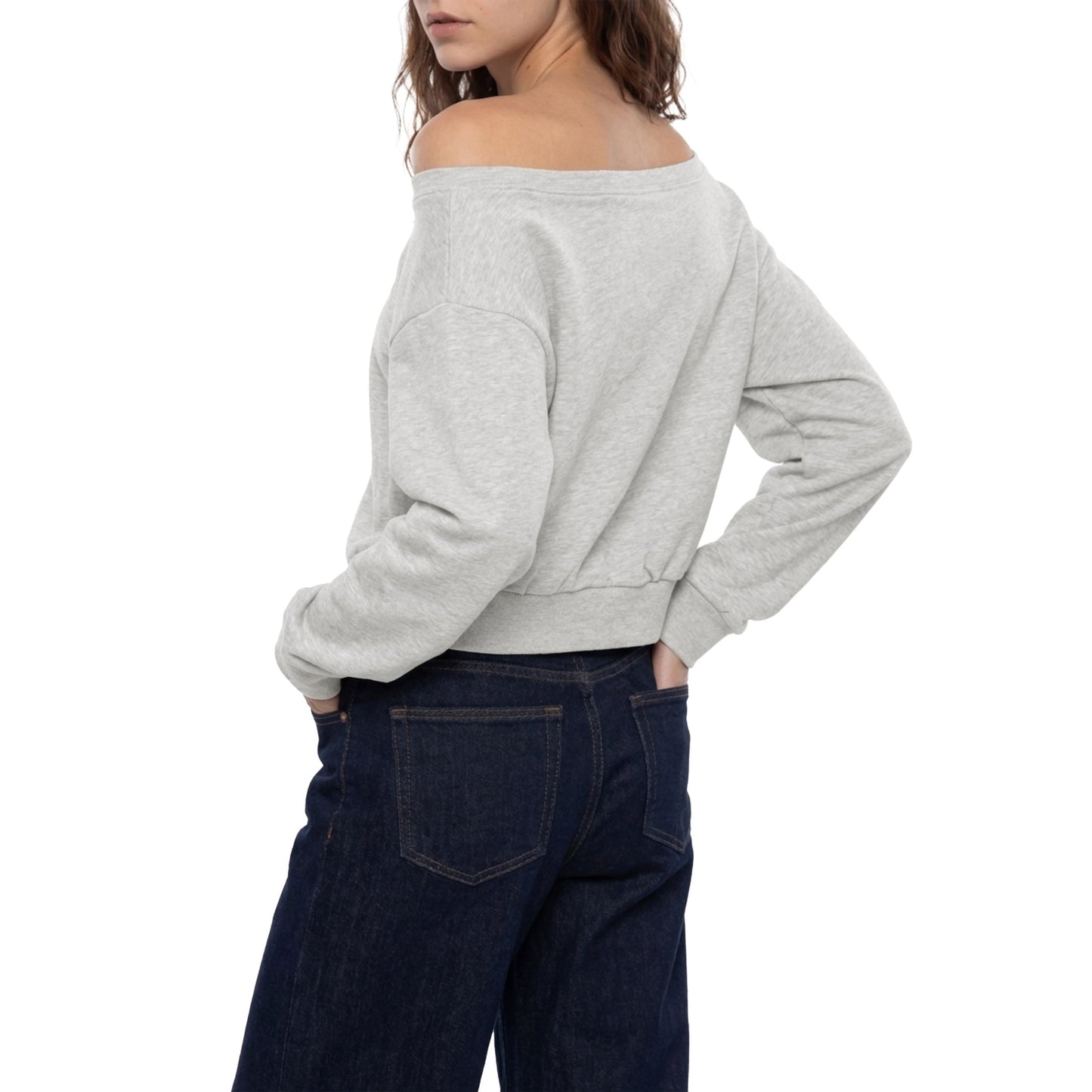 Kappa Alpha Theta 1870 Off The Shoulder Sweatshirt - Ivy Society