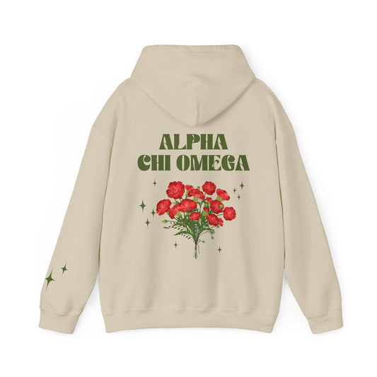 Alpha Chi Omega Flower Hoodie - Ivy Society