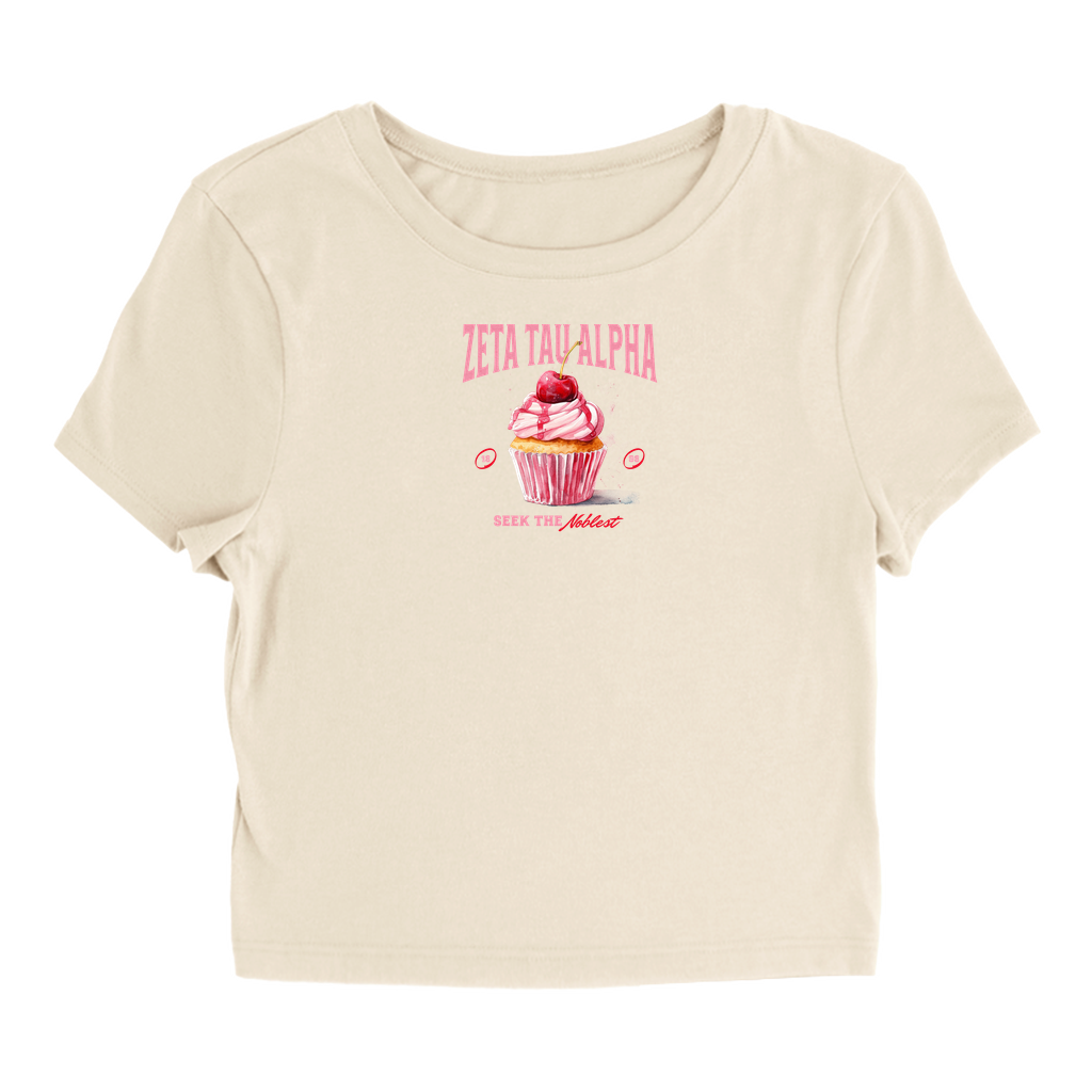 Zeta Tau Alpha Cupcake Baby Tee - Ivy Society