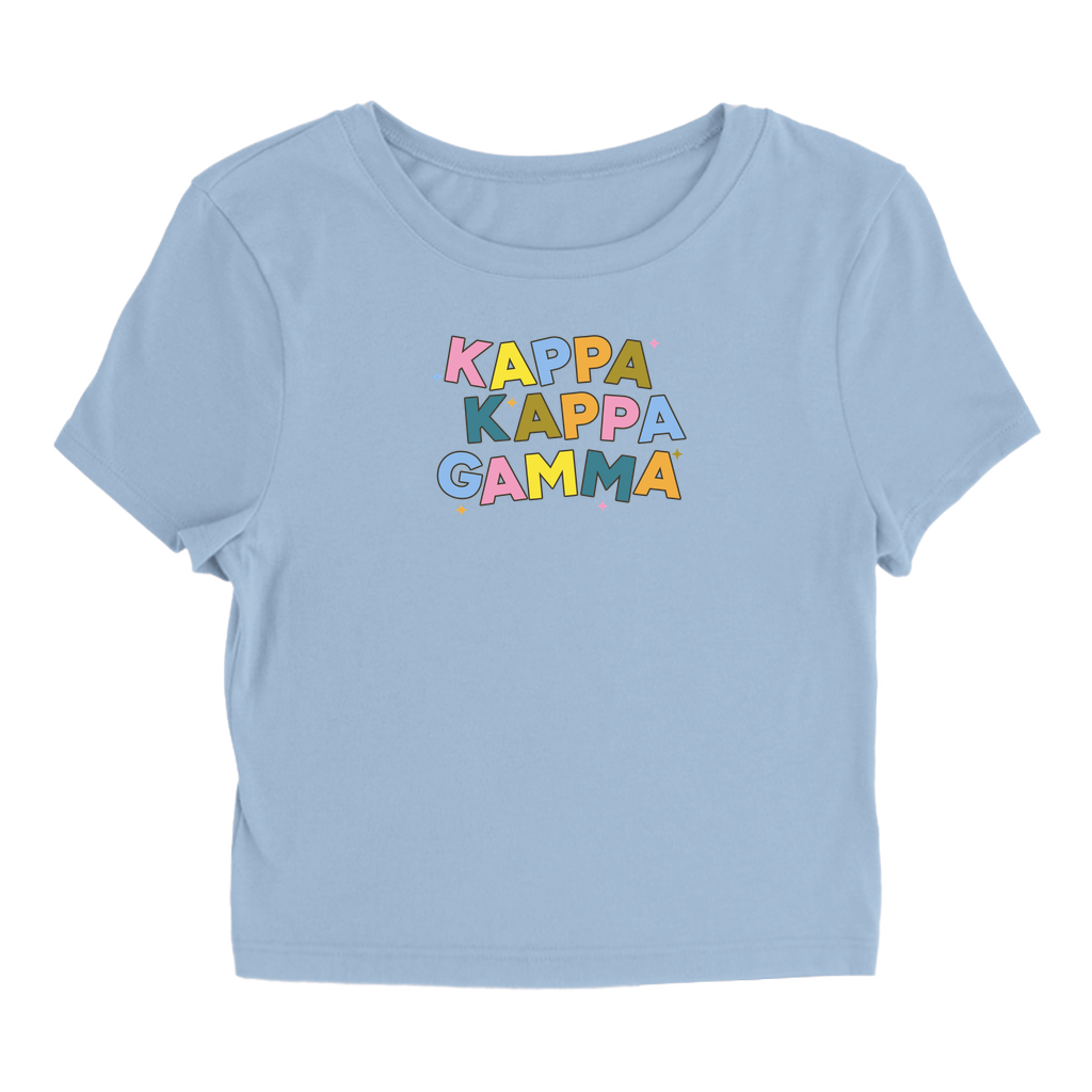 Kappa Kappa Gamma Colorful Baby Tee - Ivy Society