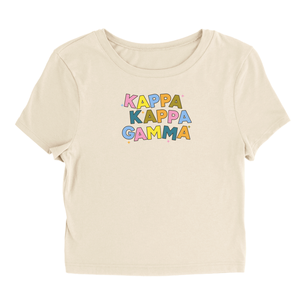 Kappa Kappa Gamma Colorful Baby Tee - Ivy Society