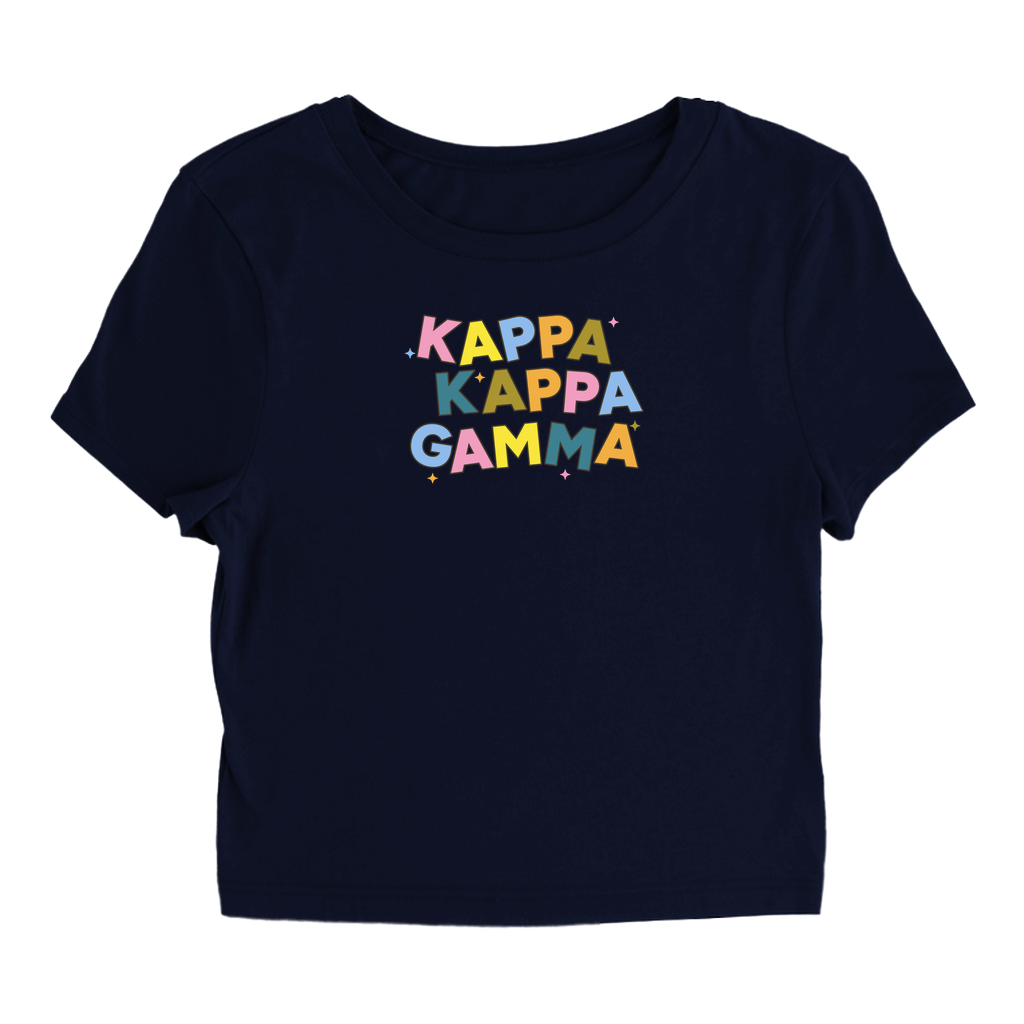Kappa Kappa Gamma Colorful Baby Tee - Ivy Society