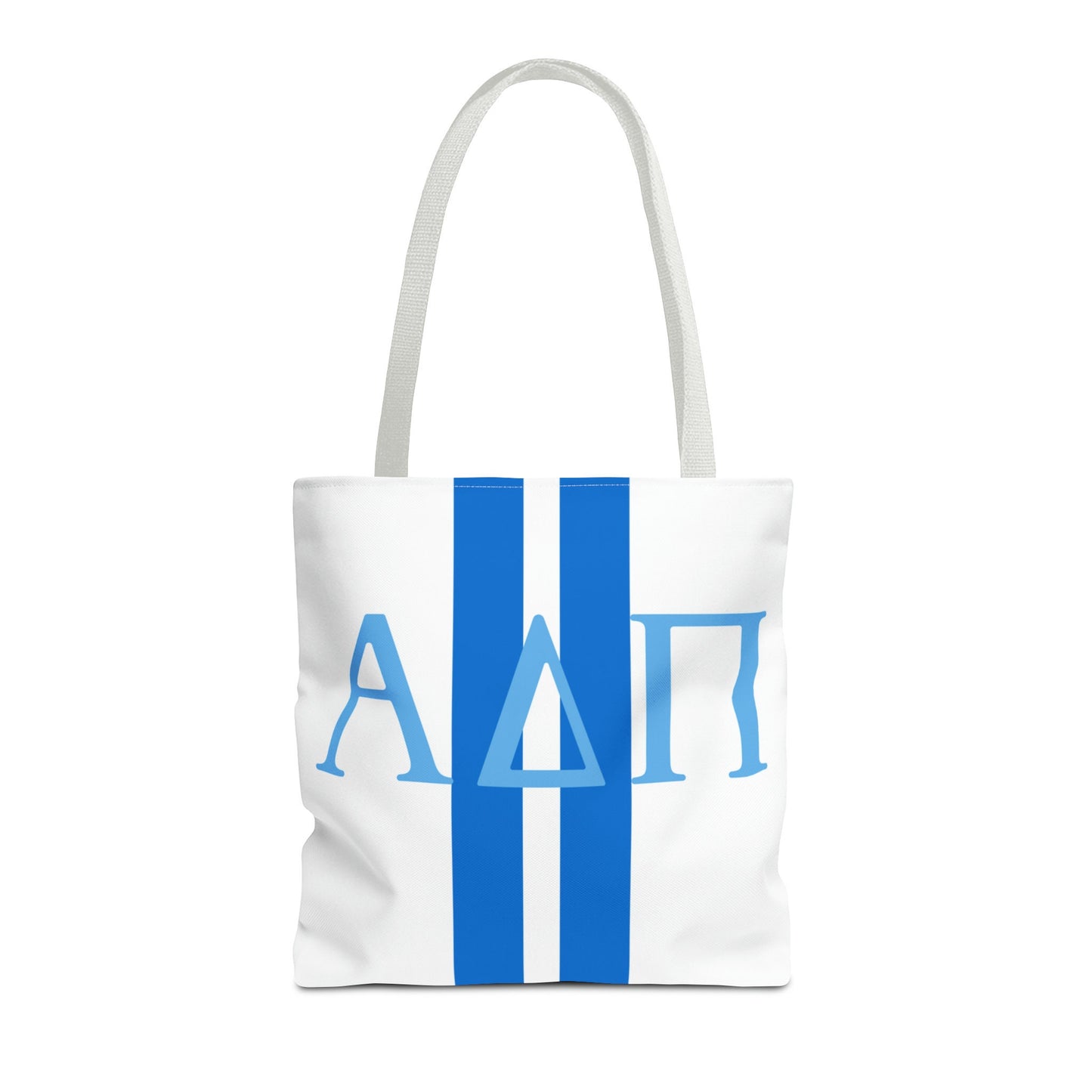 Alpha Delta Pi Personalized Stripe Tote Bag - Ivy Society