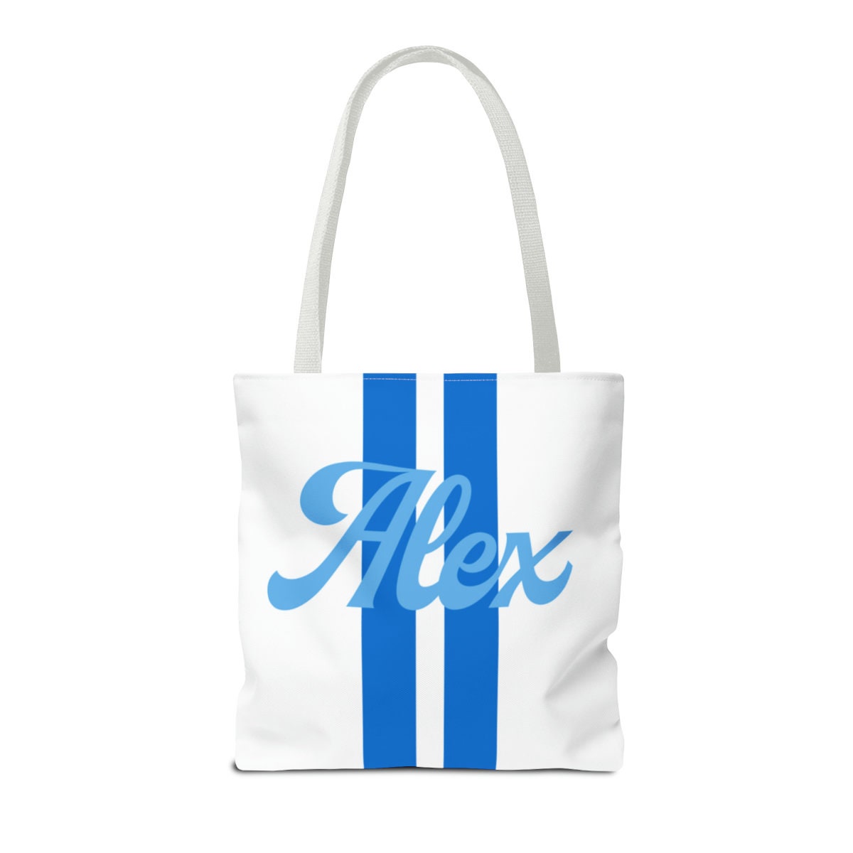 Alpha Delta Pi Personalized Stripe Tote Bag - Ivy Society