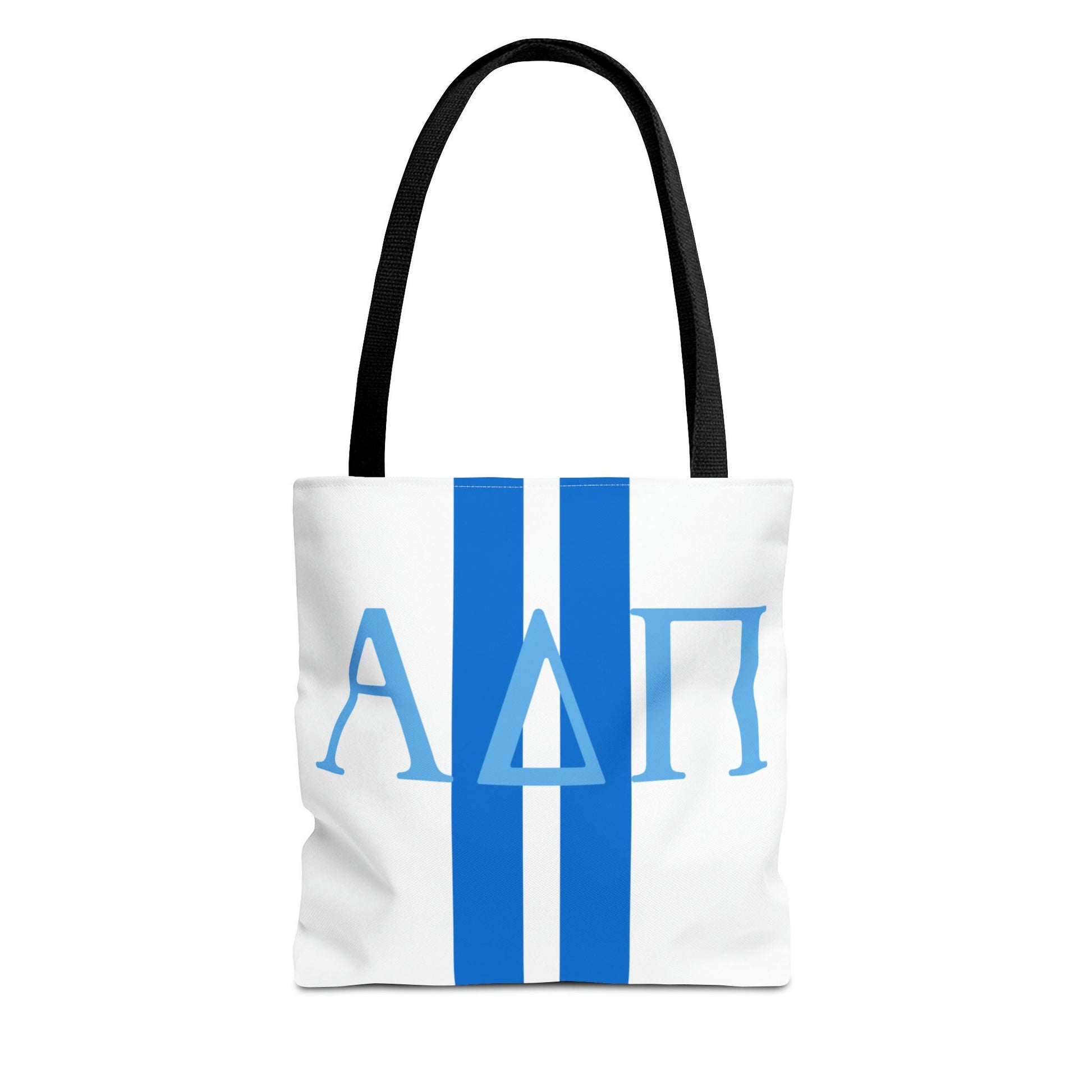 Alpha Delta Pi Personalized Stripe Tote Bag - Ivy Society