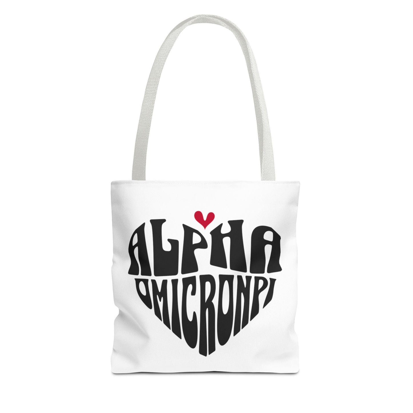 Alpha Omicron Pi Heart Tote Bag - Ivy Society