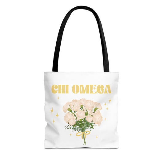 Chi Omega Bouquet Tote Bag - Ivy Society