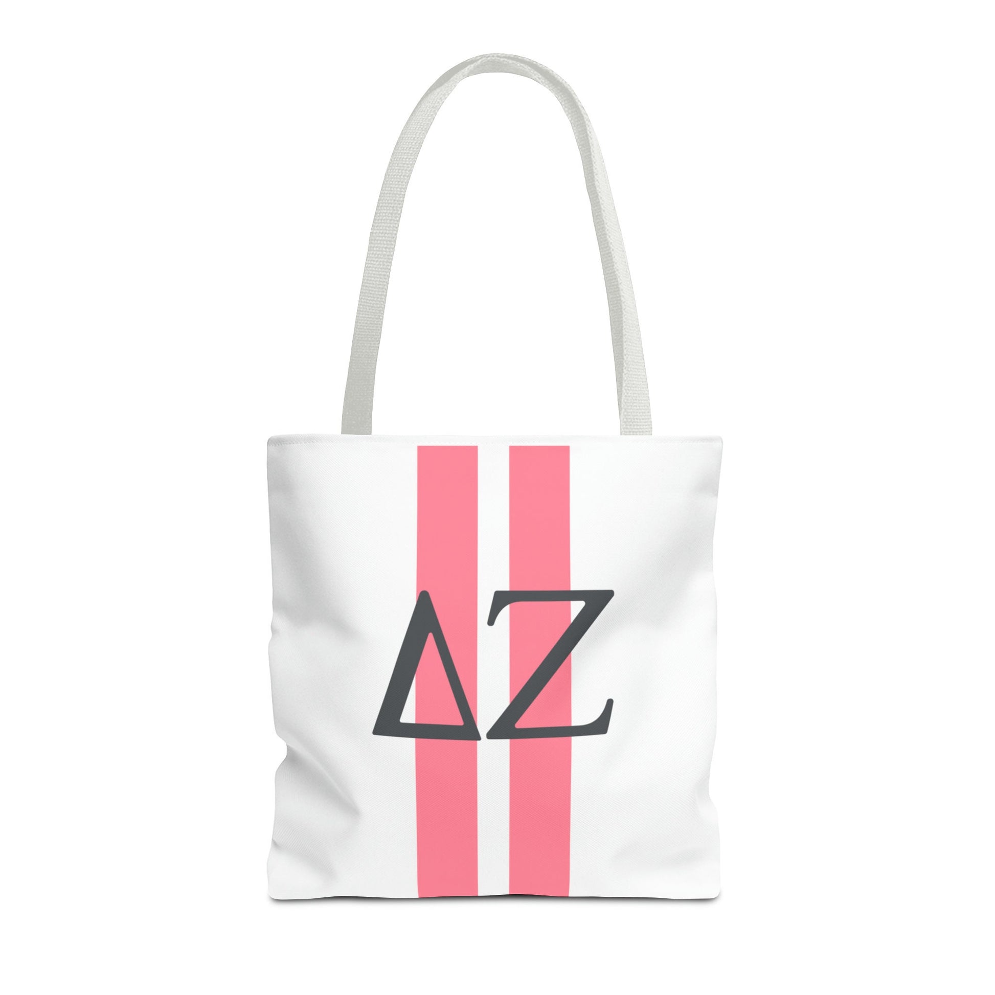 Delta Zeta Personalized Stripe Tote Bag - Ivy Society