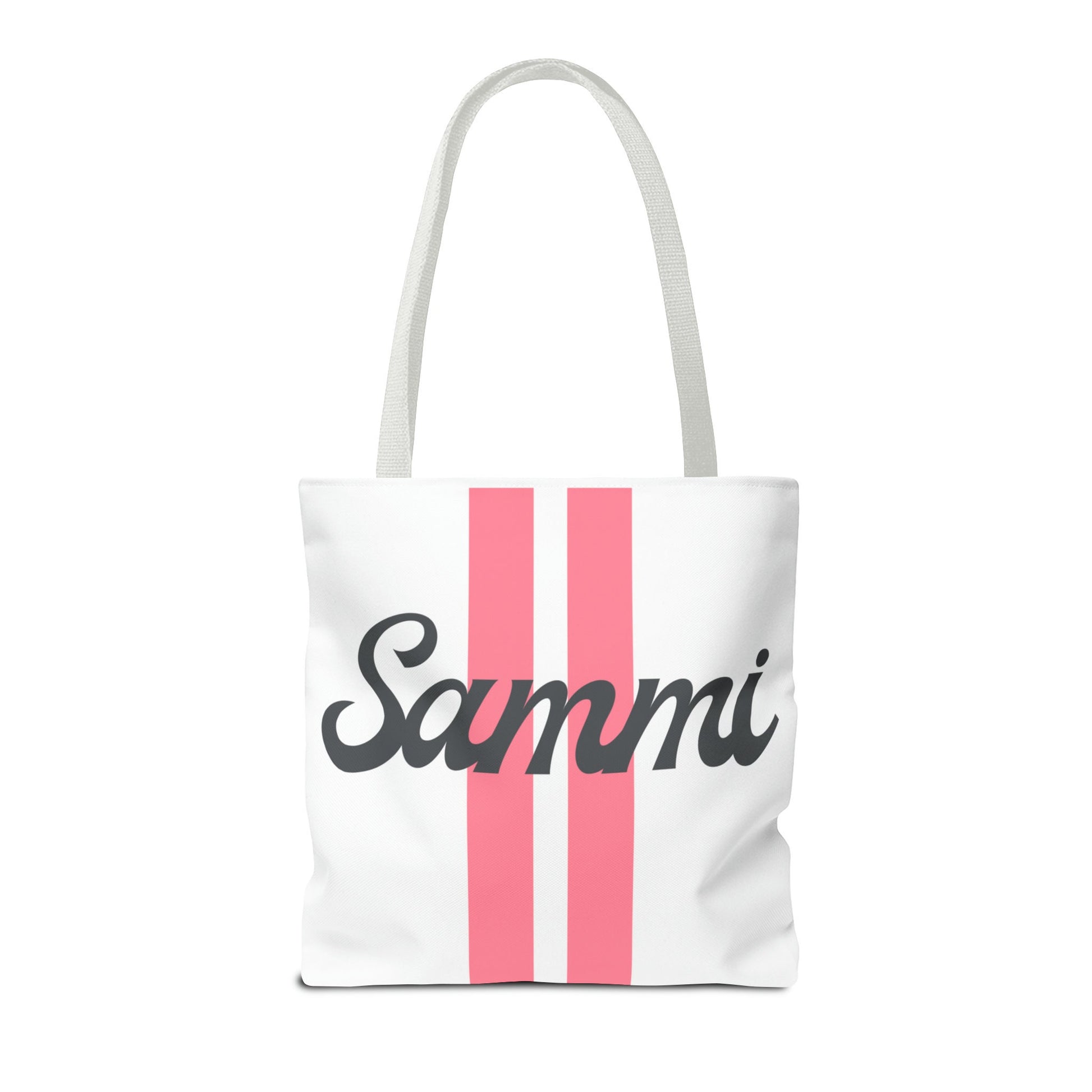 Delta Zeta Personalized Stripe Tote Bag - Ivy Society