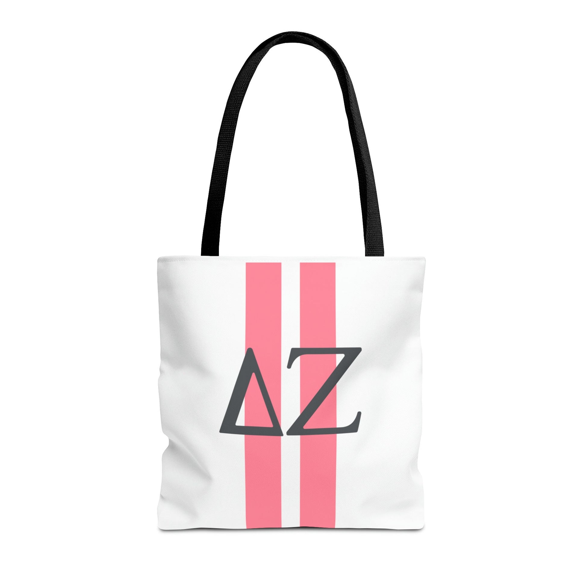 Delta Zeta Personalized Stripe Tote Bag - Ivy Society
