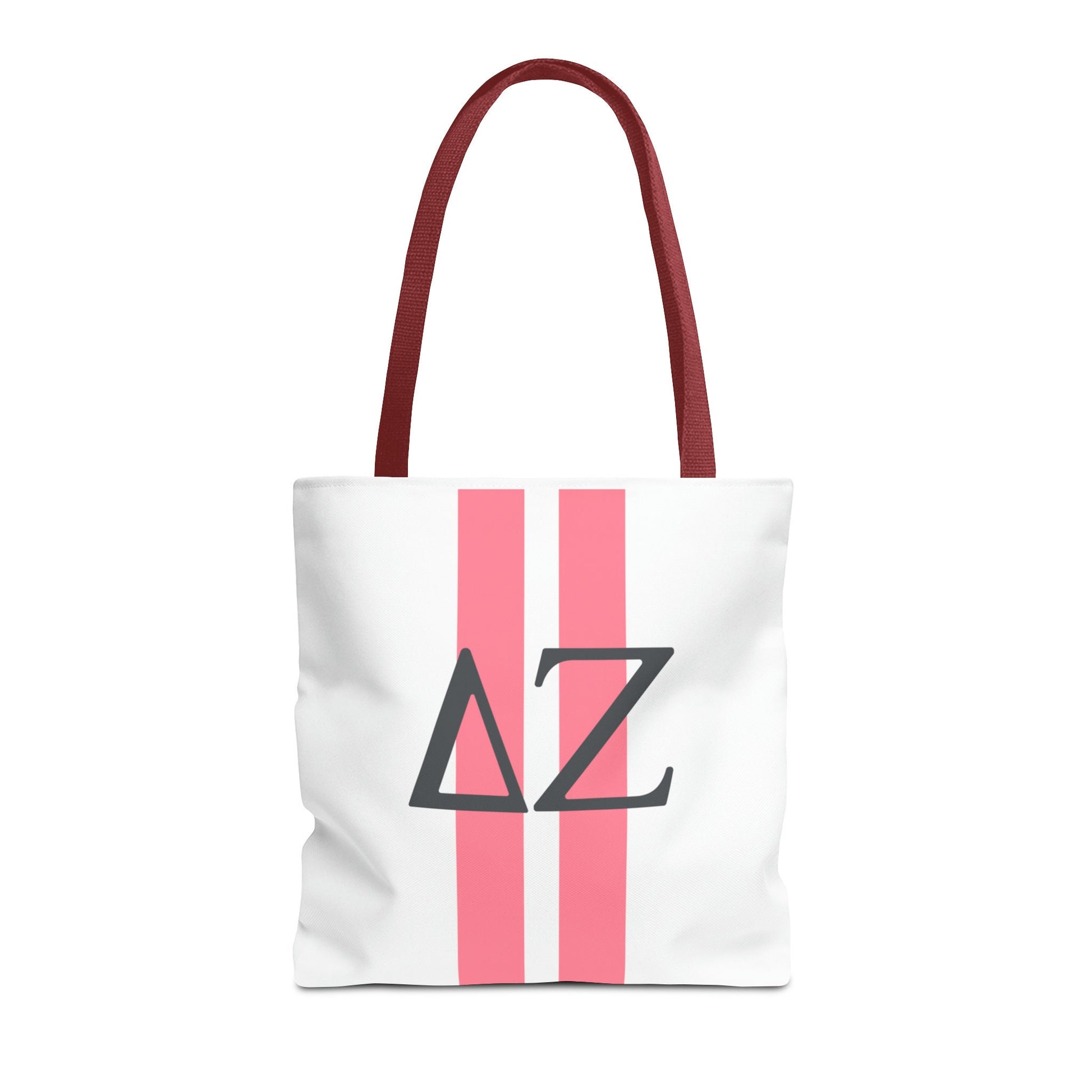 Delta Zeta Personalized Stripe Tote Bag - Ivy Society