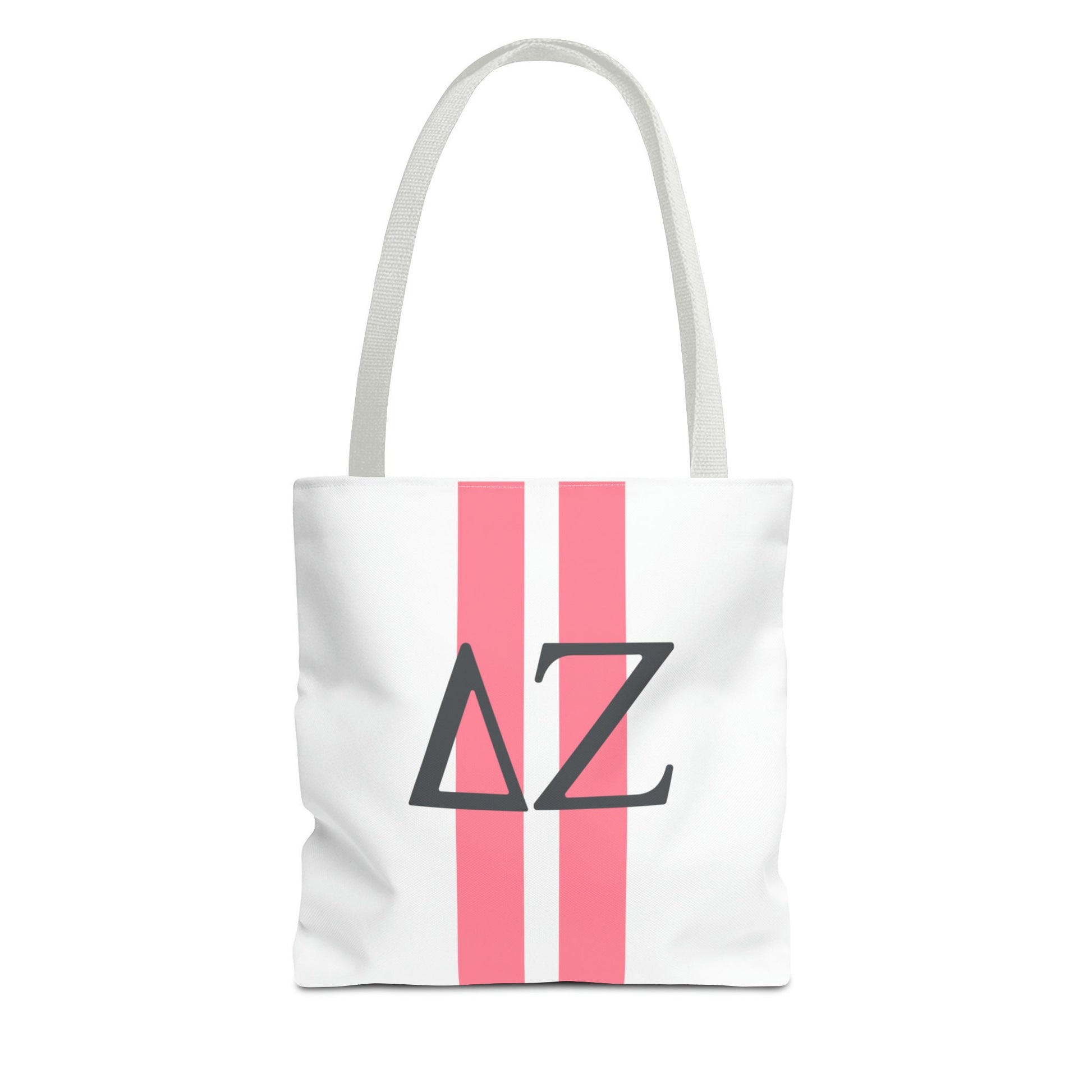 Delta Zeta Personalized Stripe Tote Bag - Ivy Society