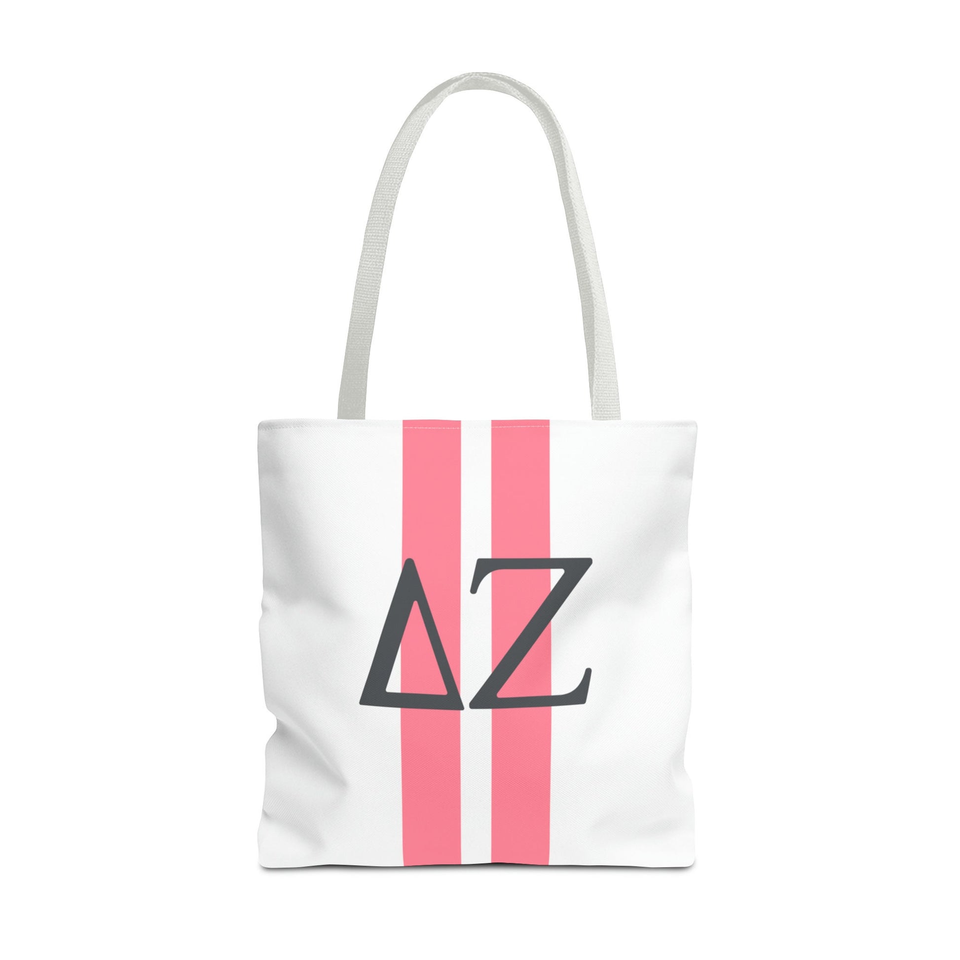 Delta Zeta Personalized Stripe Tote Bag - Ivy Society