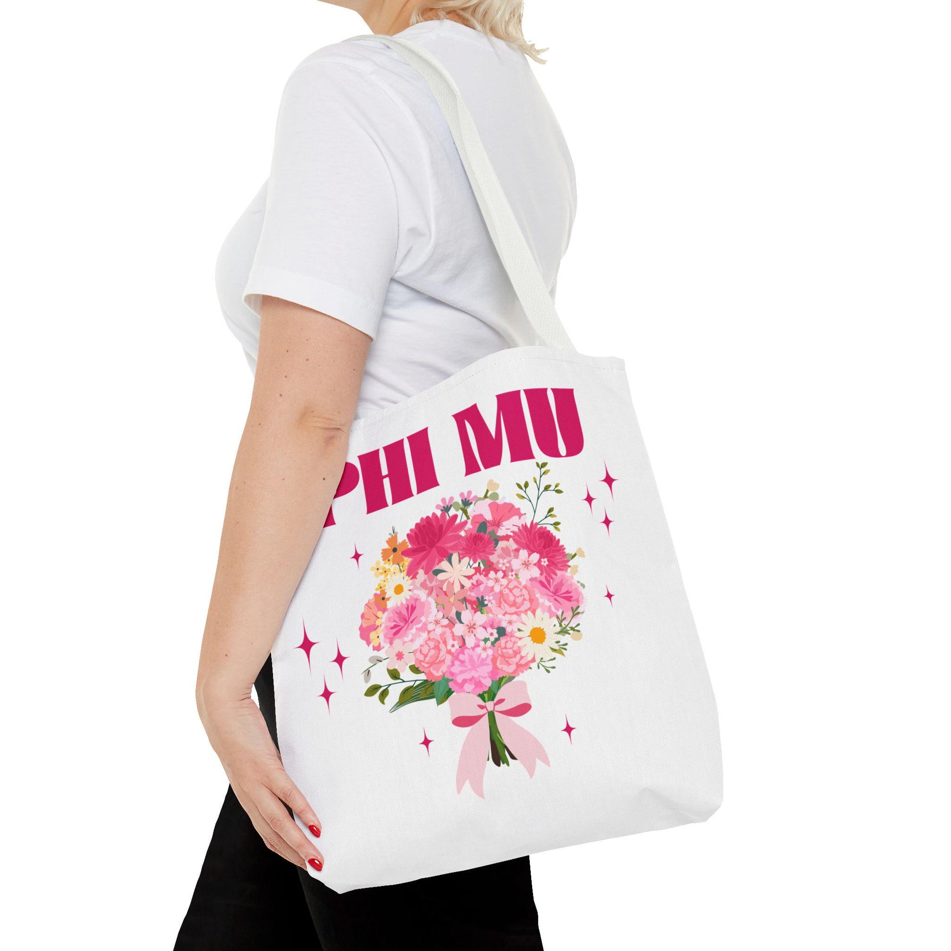 Phi Mu Bouquet Tote Bag - Ivy Society