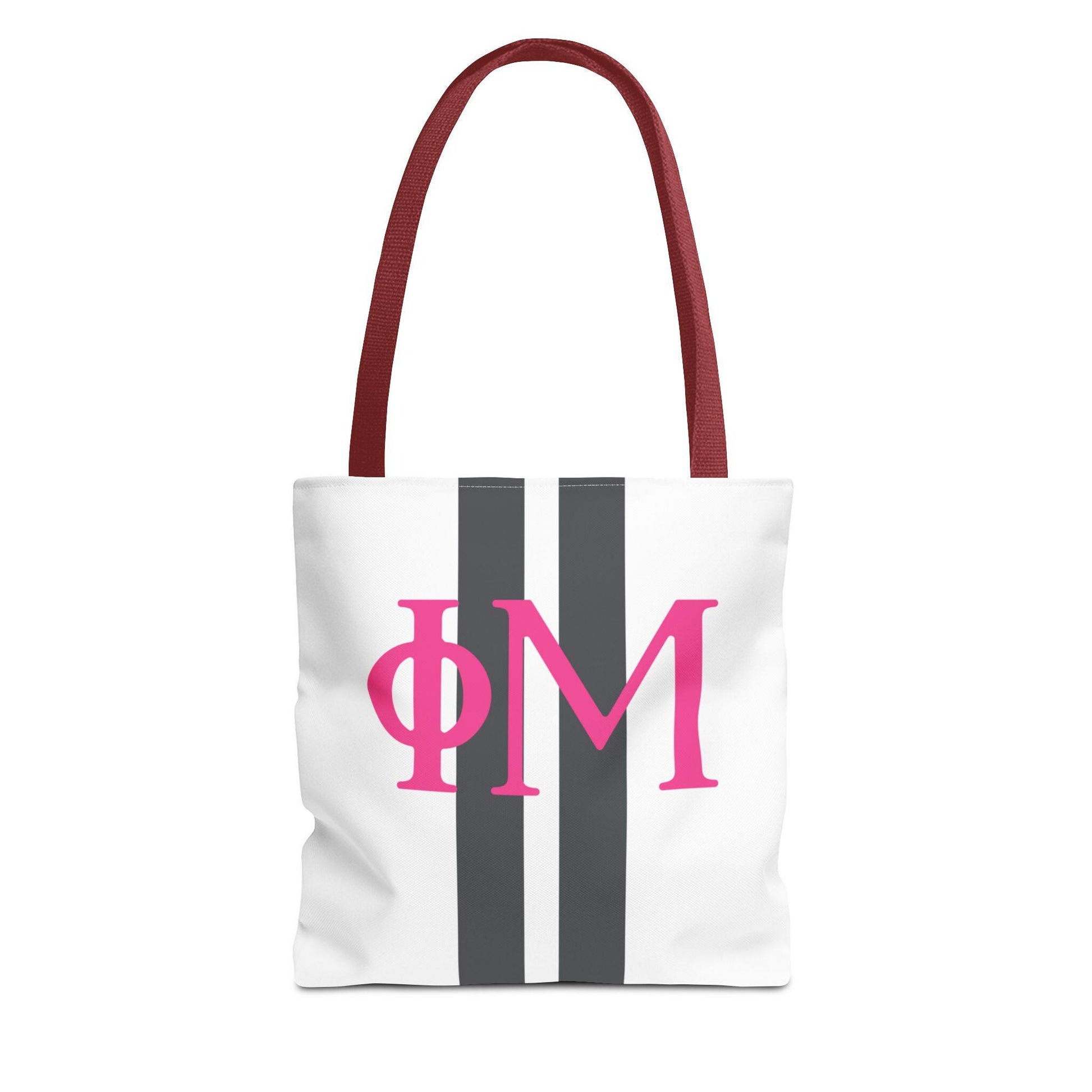 Phi Mu Stripe Tote Bag - Ivy Society