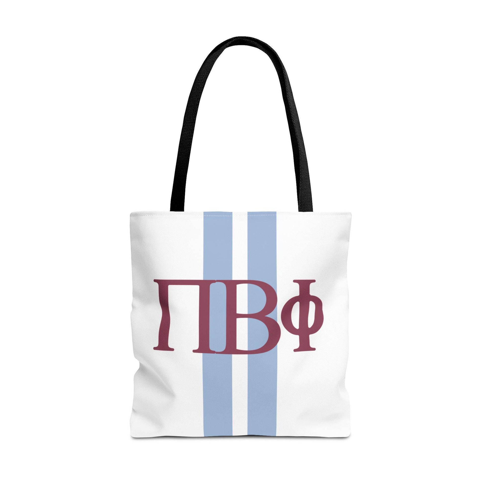 Pi Beta Phi Personalized Stripe Tote Bag - Ivy Society