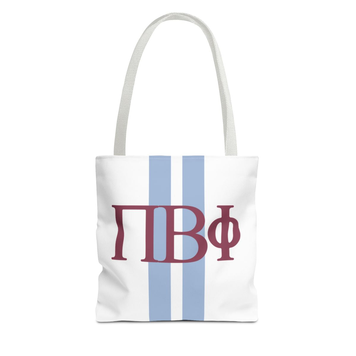 Pi Beta Phi Personalized Stripe Tote Bag - Ivy Society