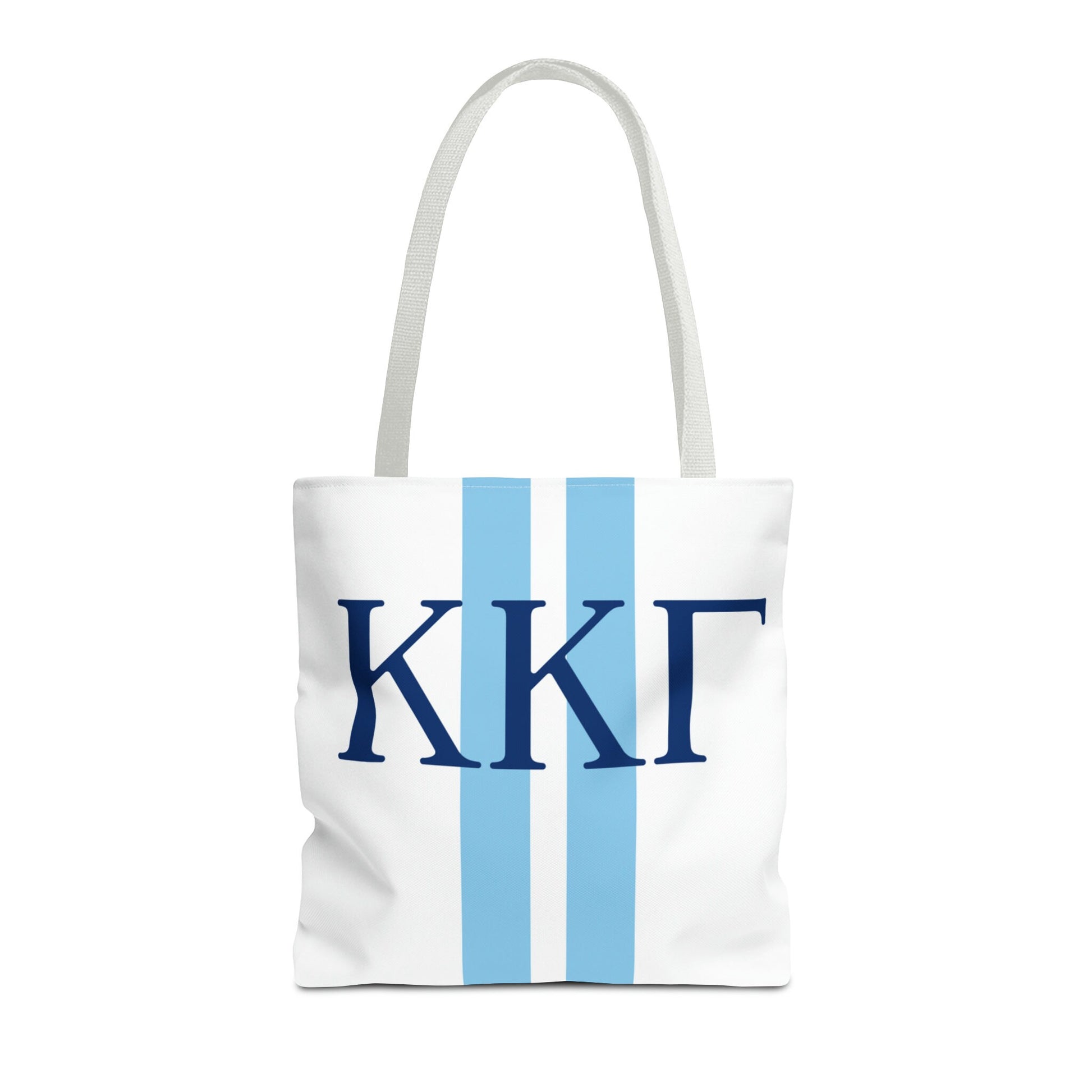 Kappa Kappa Gamma Personalized Stripe Tote Bag - Ivy Society