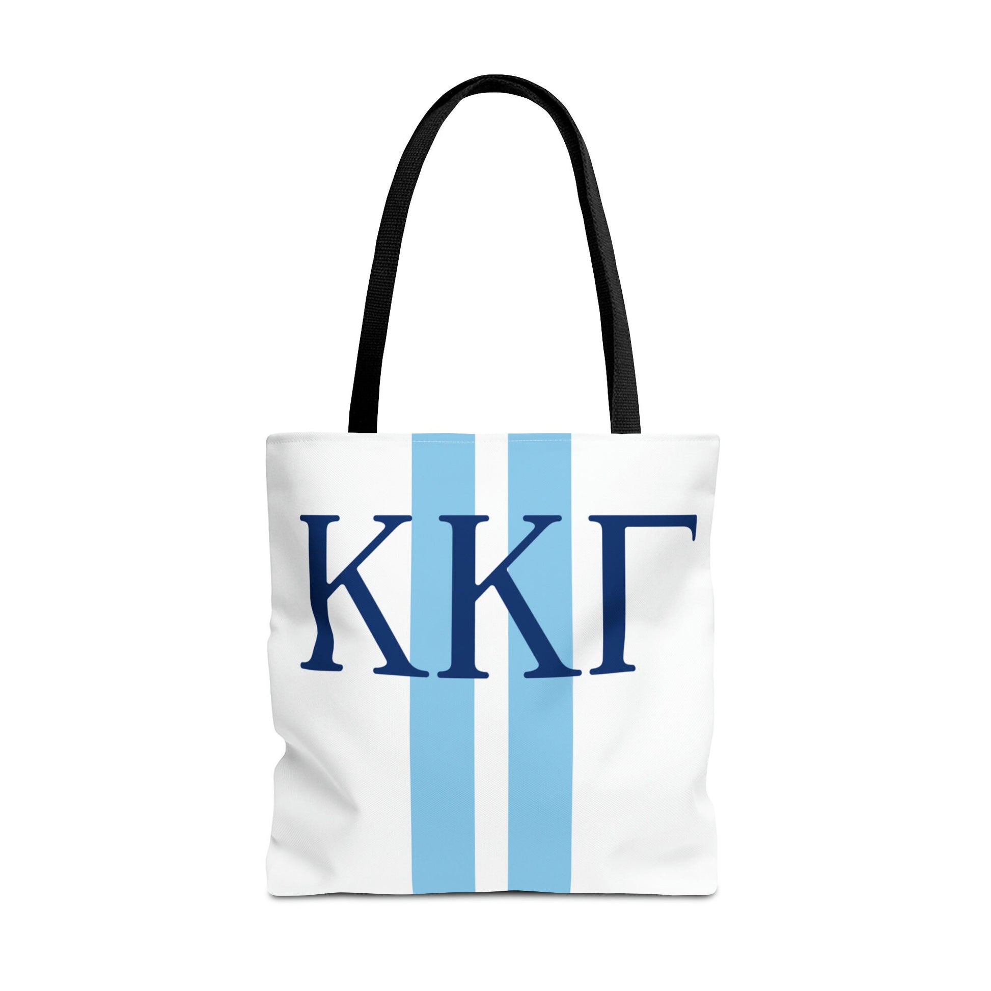 Kappa Kappa Gamma Personalized Stripe Tote Bag - Ivy Society