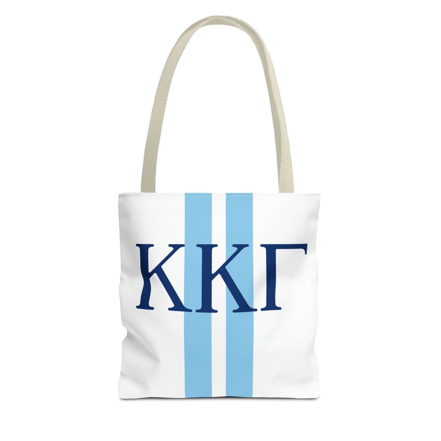 Kappa Kappa Gamma Personalized Stripe Tote Bag - Ivy Society