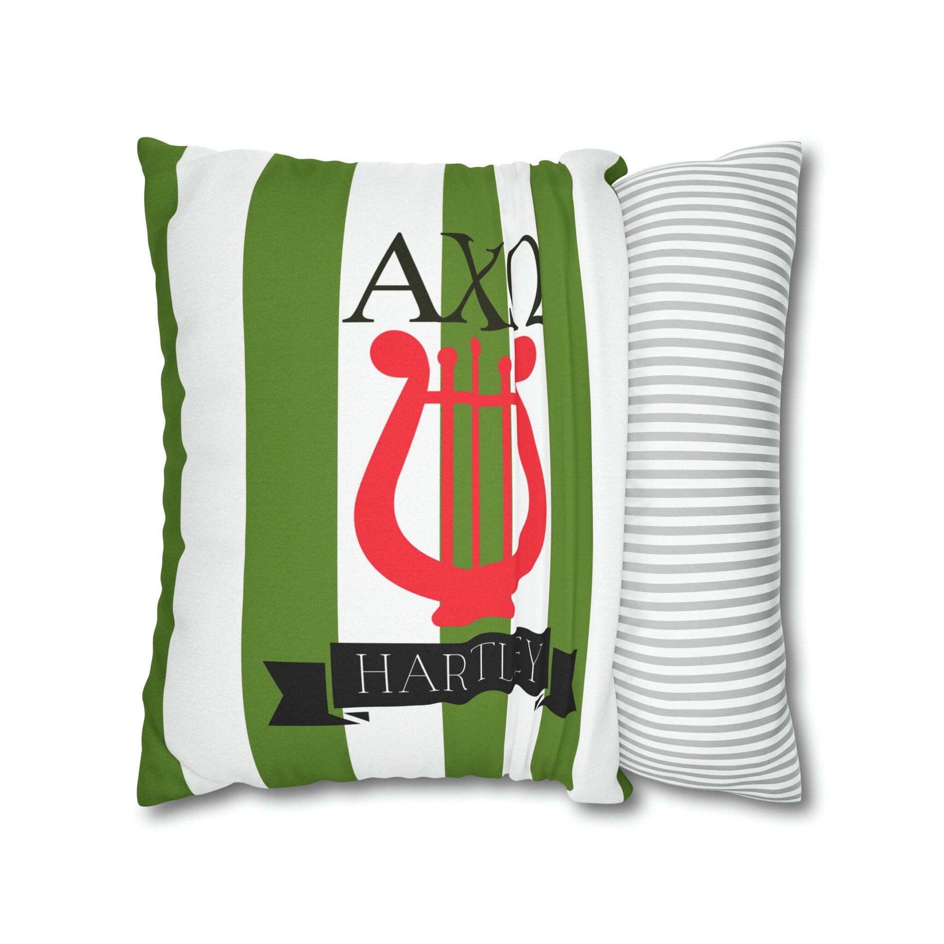 Alpha Chi Omega Personalized Pillow Cover - Ivy Society