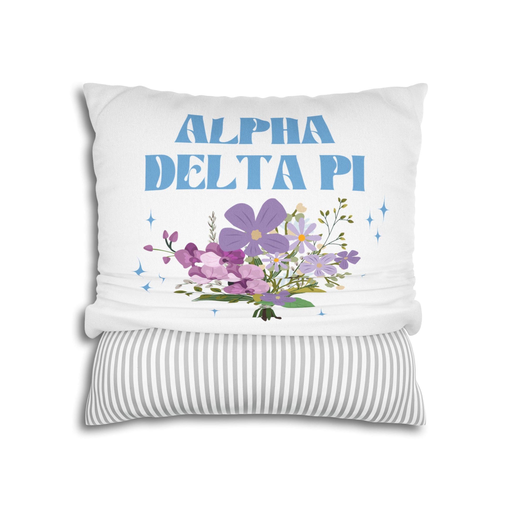Alpha Delta Pi Bouquet Pillow Cover - Ivy Society