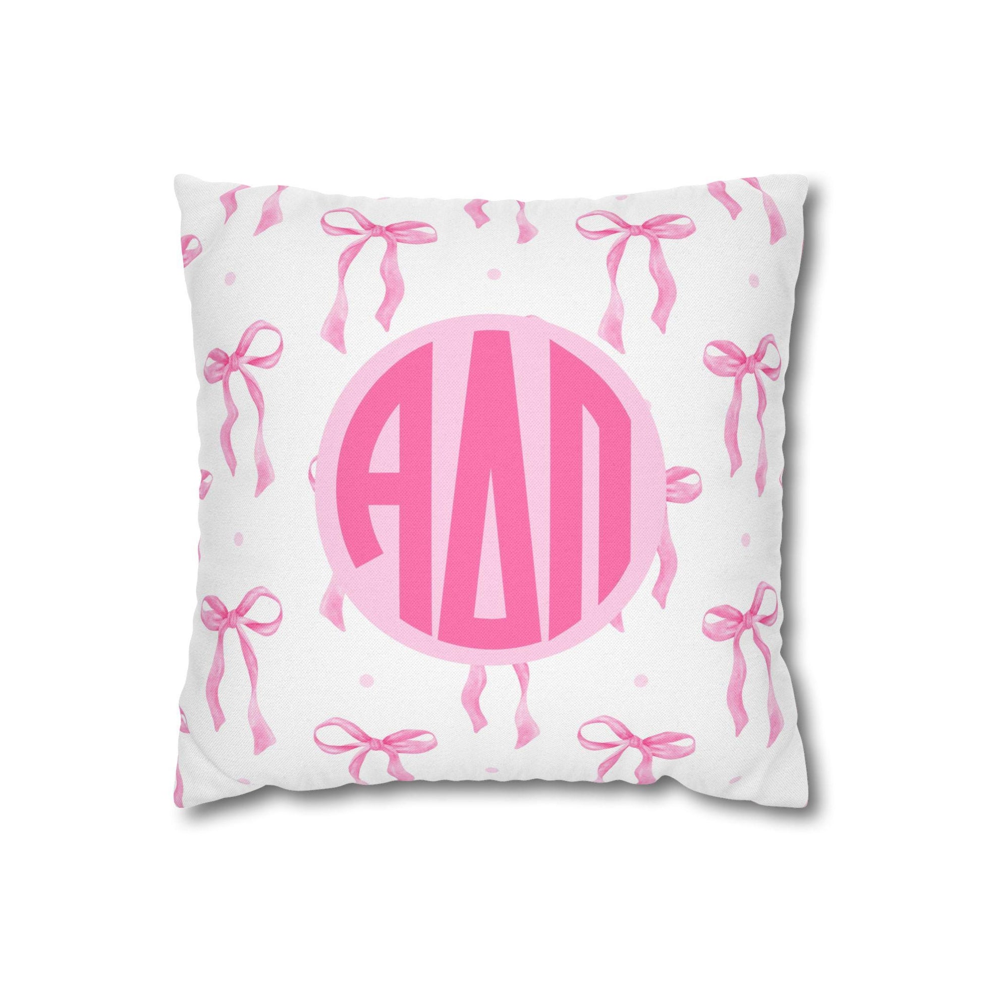 Alpha Delta Pi Bow Pillow Cover - Ivy Society