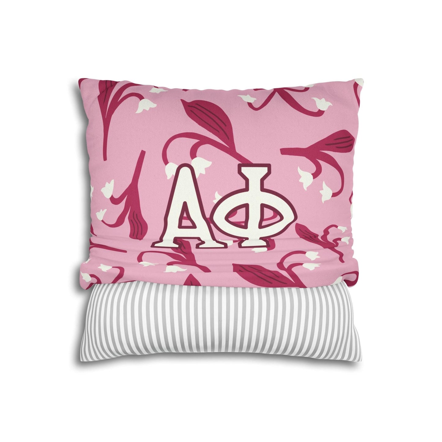 Alpha Phi Lily Throw Pillow Cover - Ivy Society