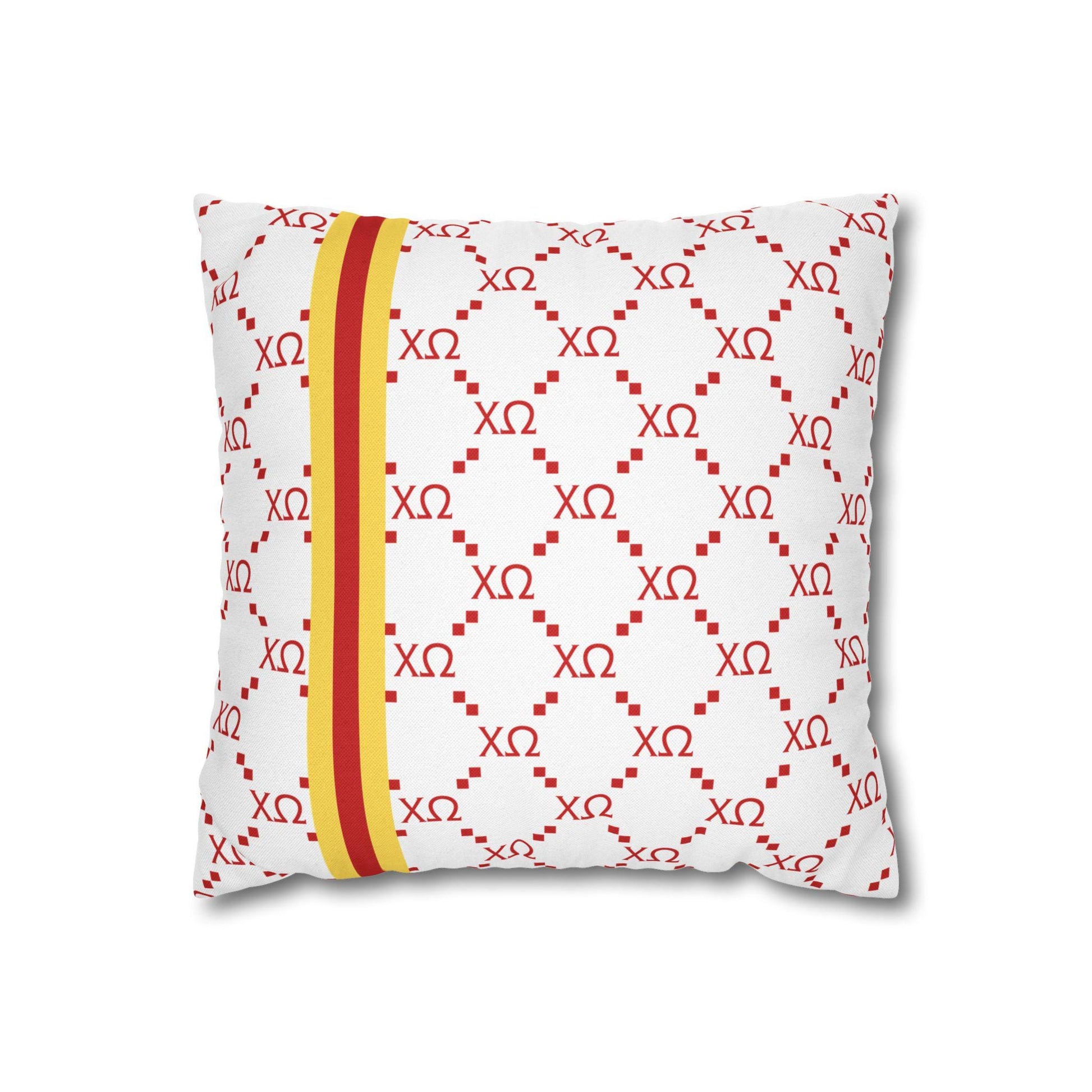 Chi Omega Print Throw Pillow Cover - Ivy Society