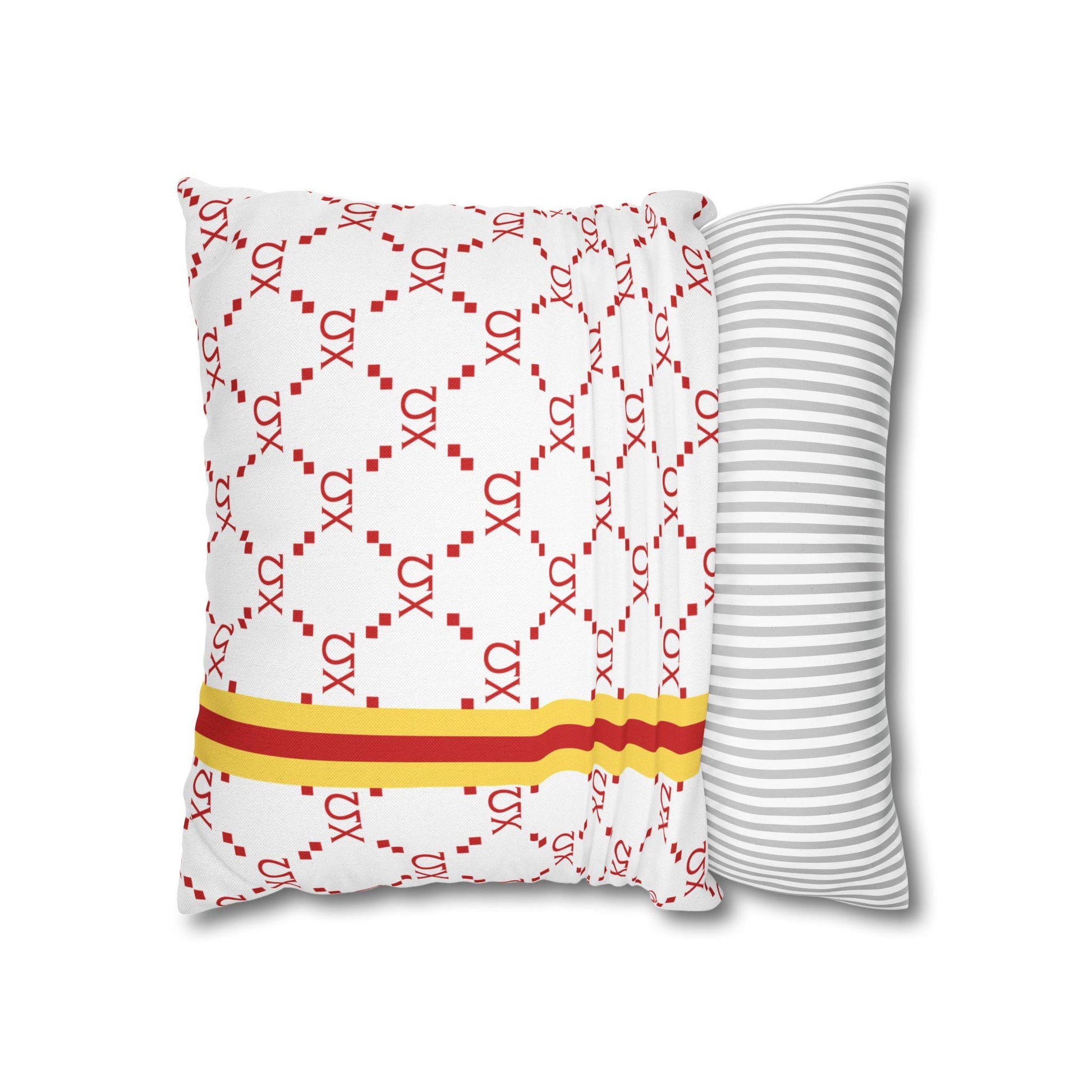 Chi Omega Print Throw Pillow Cover - Ivy Society