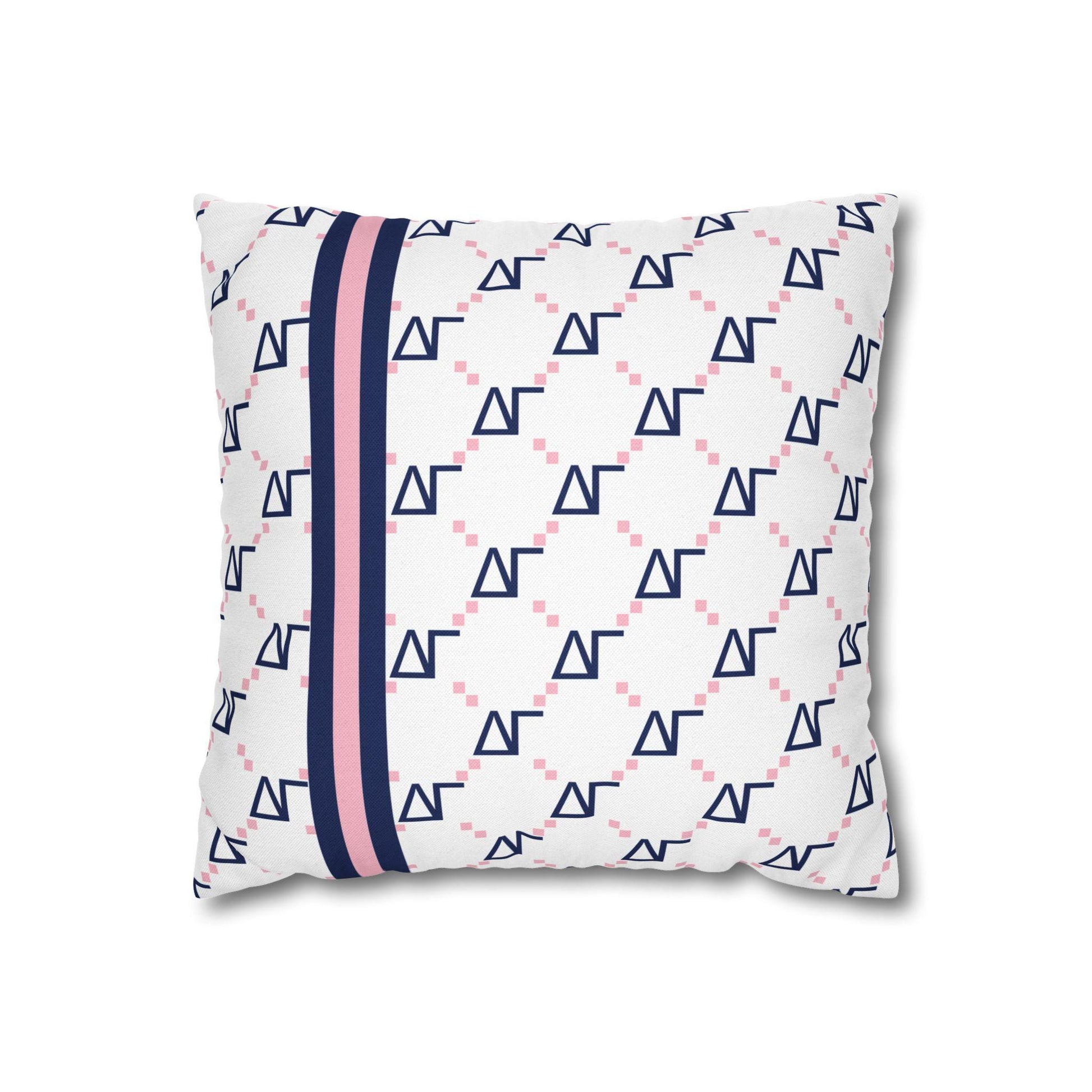 Delta Gamma Print Throw Pillow Cover - Ivy Society