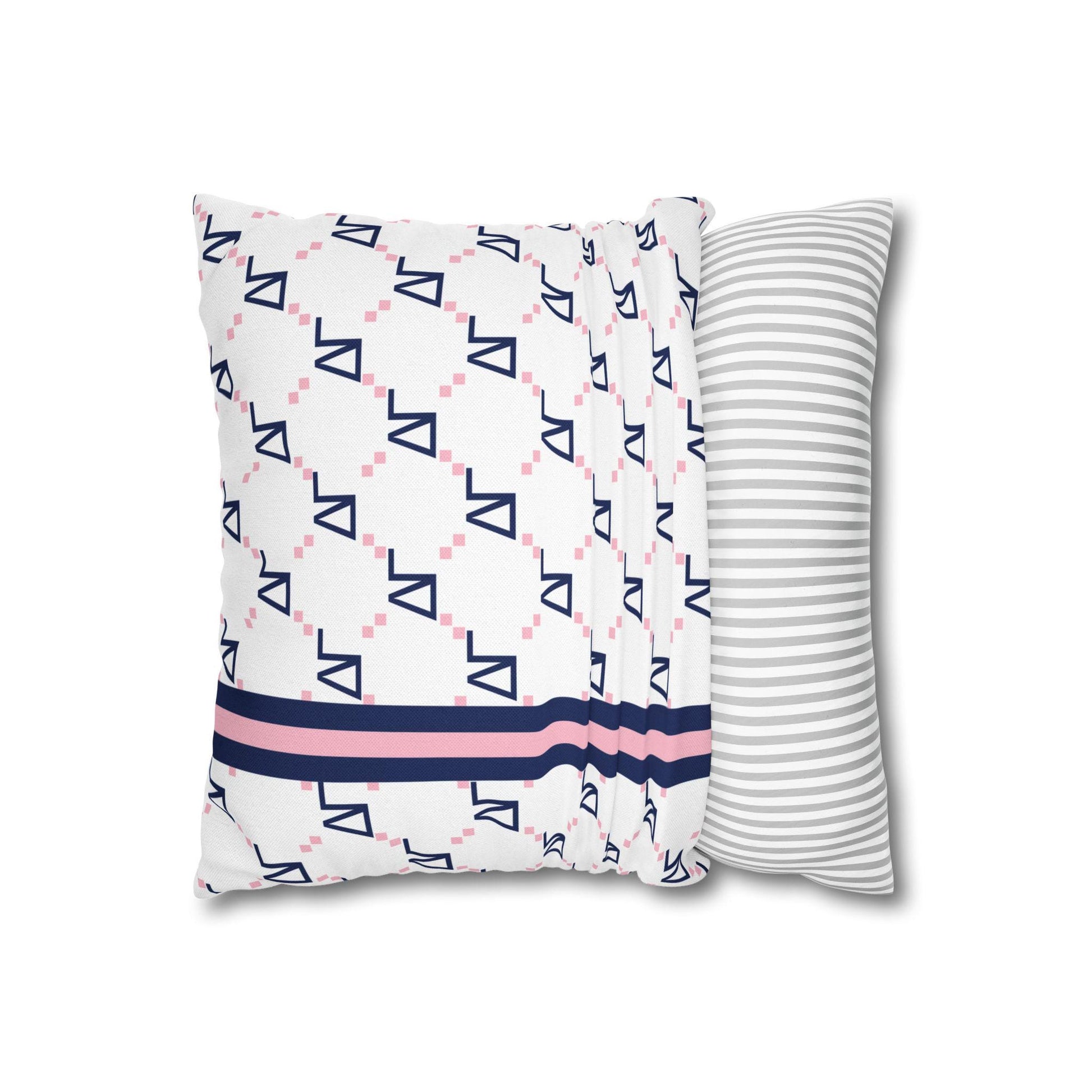 Delta Gamma Print Throw Pillow Cover - Ivy Society