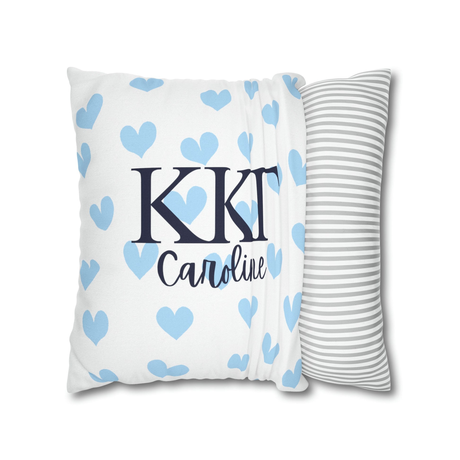 Kappa Kappa Gamma Personalized Throw Pillow Cover - Ivy Society
