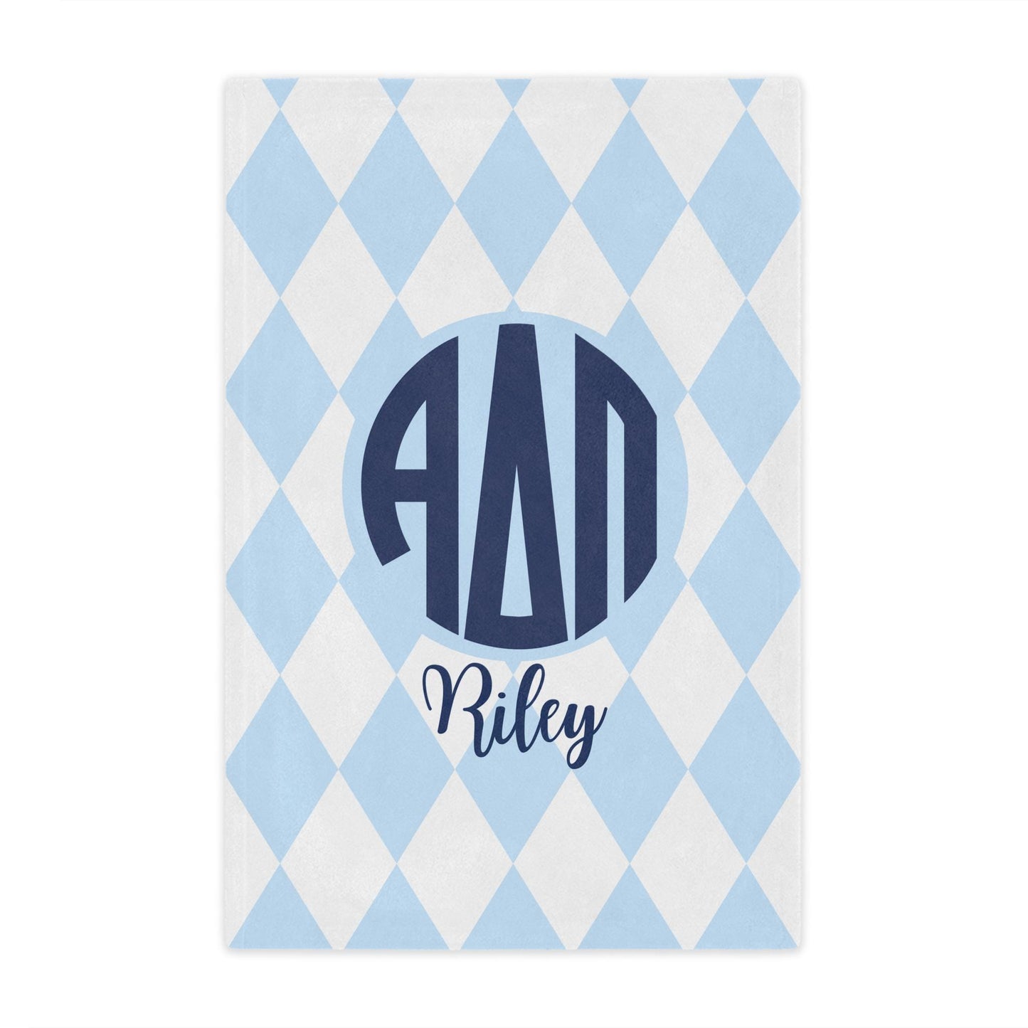 Alpha Delta Pi Personalized Diamond Blanket - Ivy Society