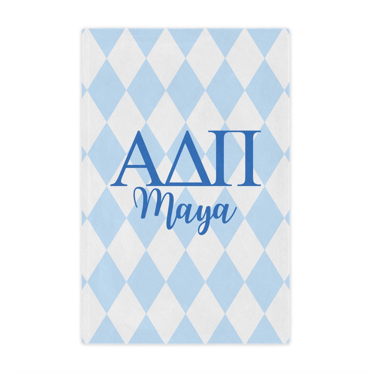 Alpha Delta Pi Personalized Letters Blanket - Ivy Society