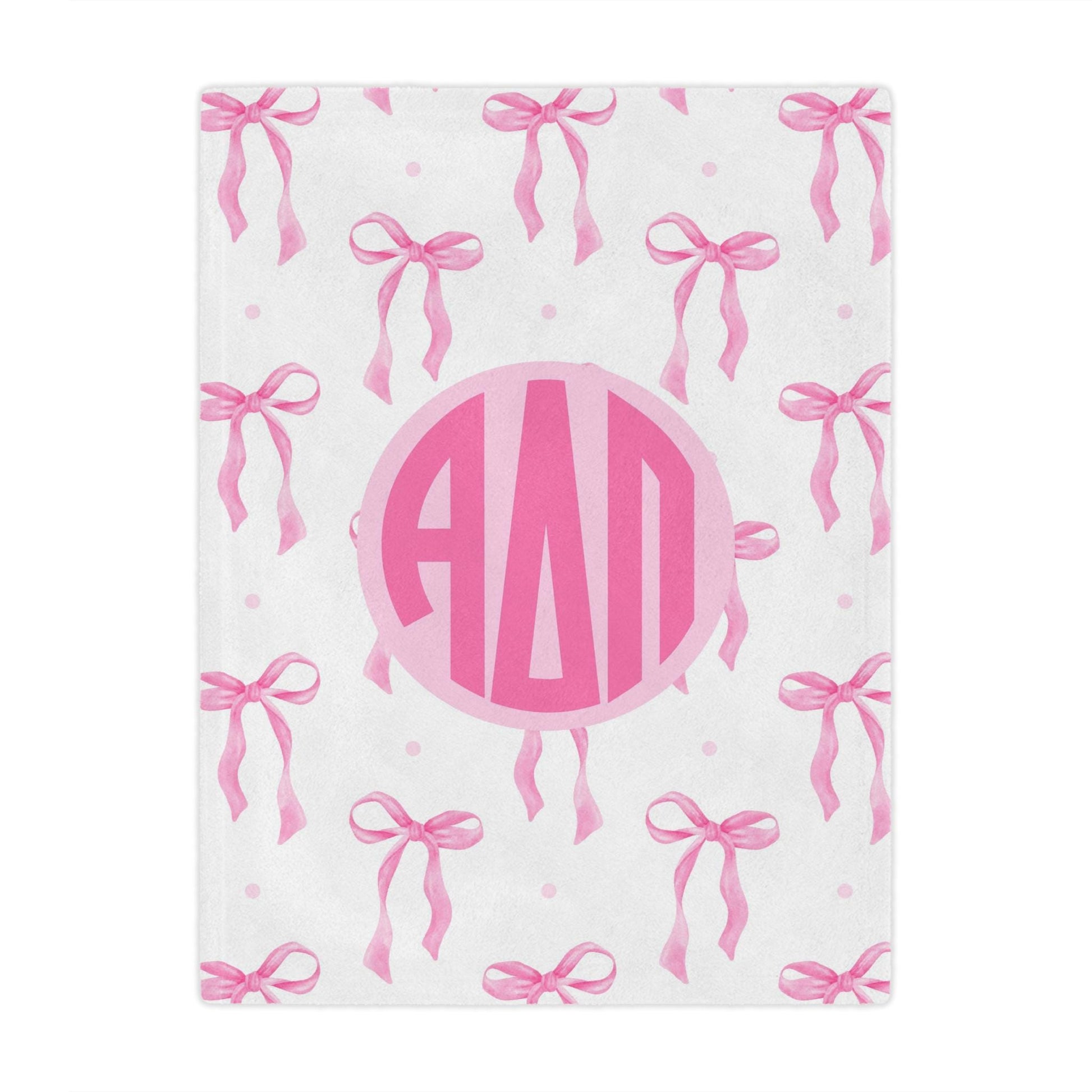 Alpha Delta Pi Pink Bow Blanket - Ivy Society