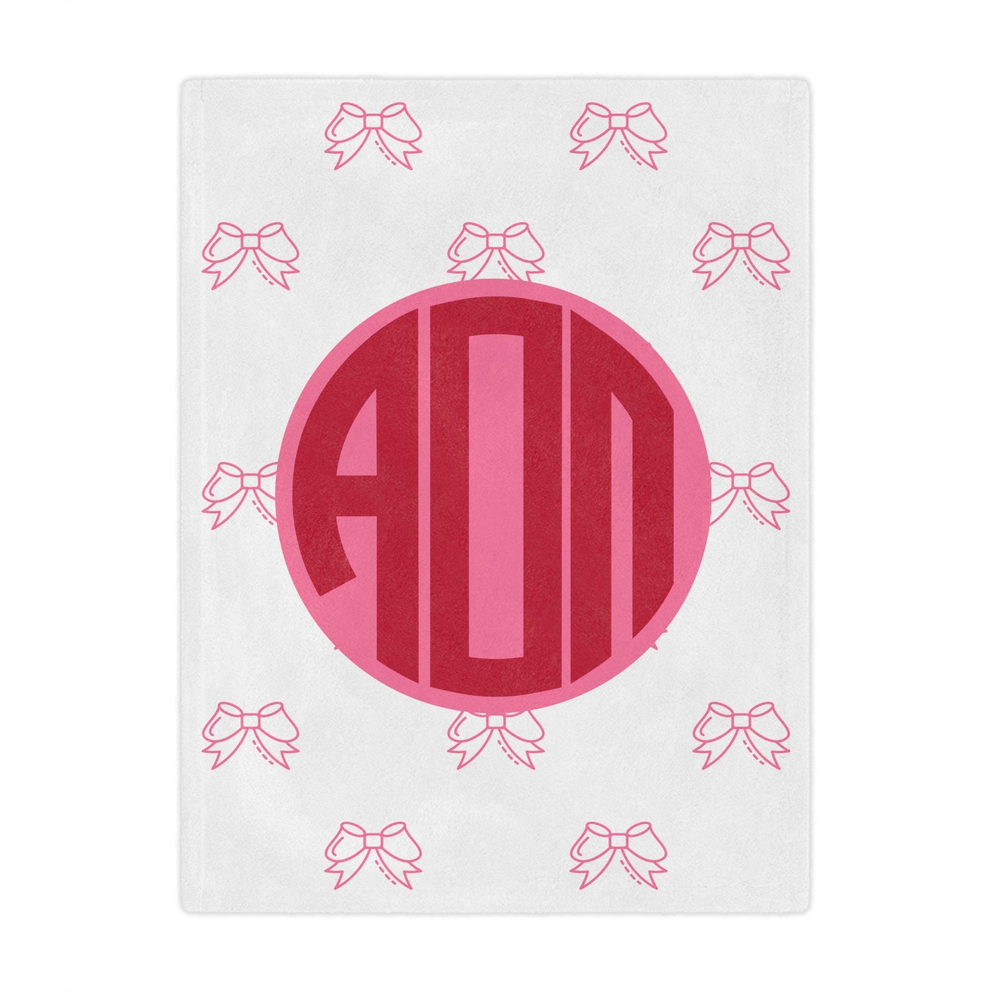 Alpha Omicron Pi Bow Blanket - Ivy Society