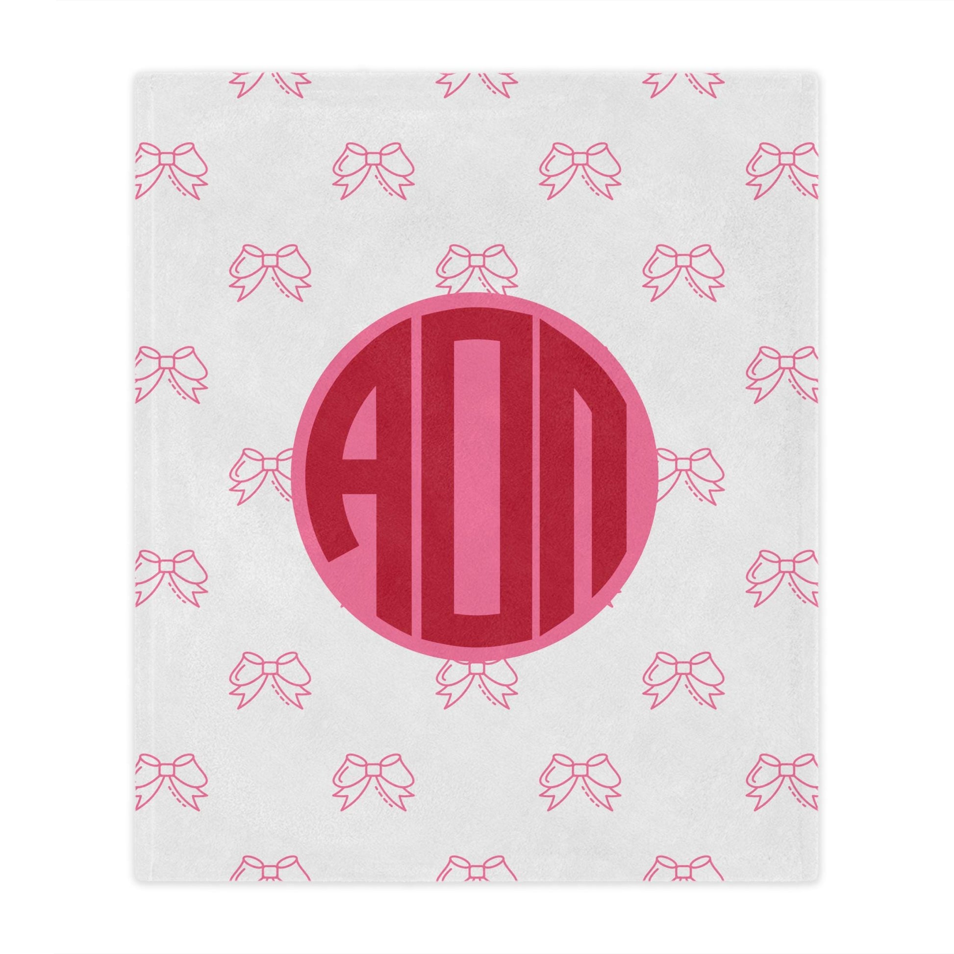 Alpha Omicron Pi Bow Blanket - Ivy Society
