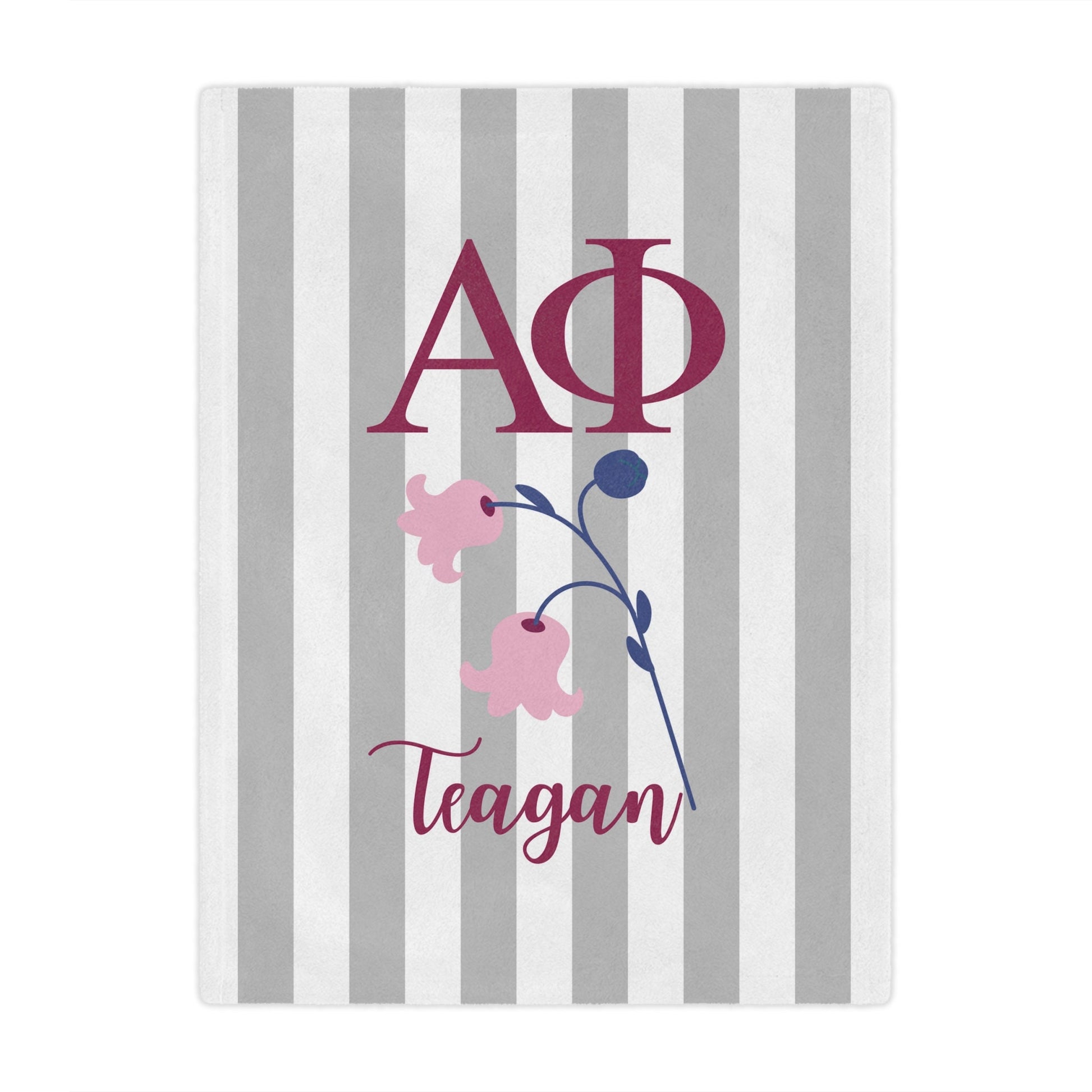Alpha Phi Personalized Blanket - Ivy Society