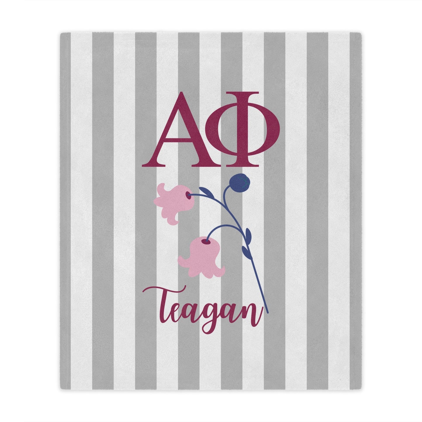 Alpha Phi Personalized Blanket - Ivy Society