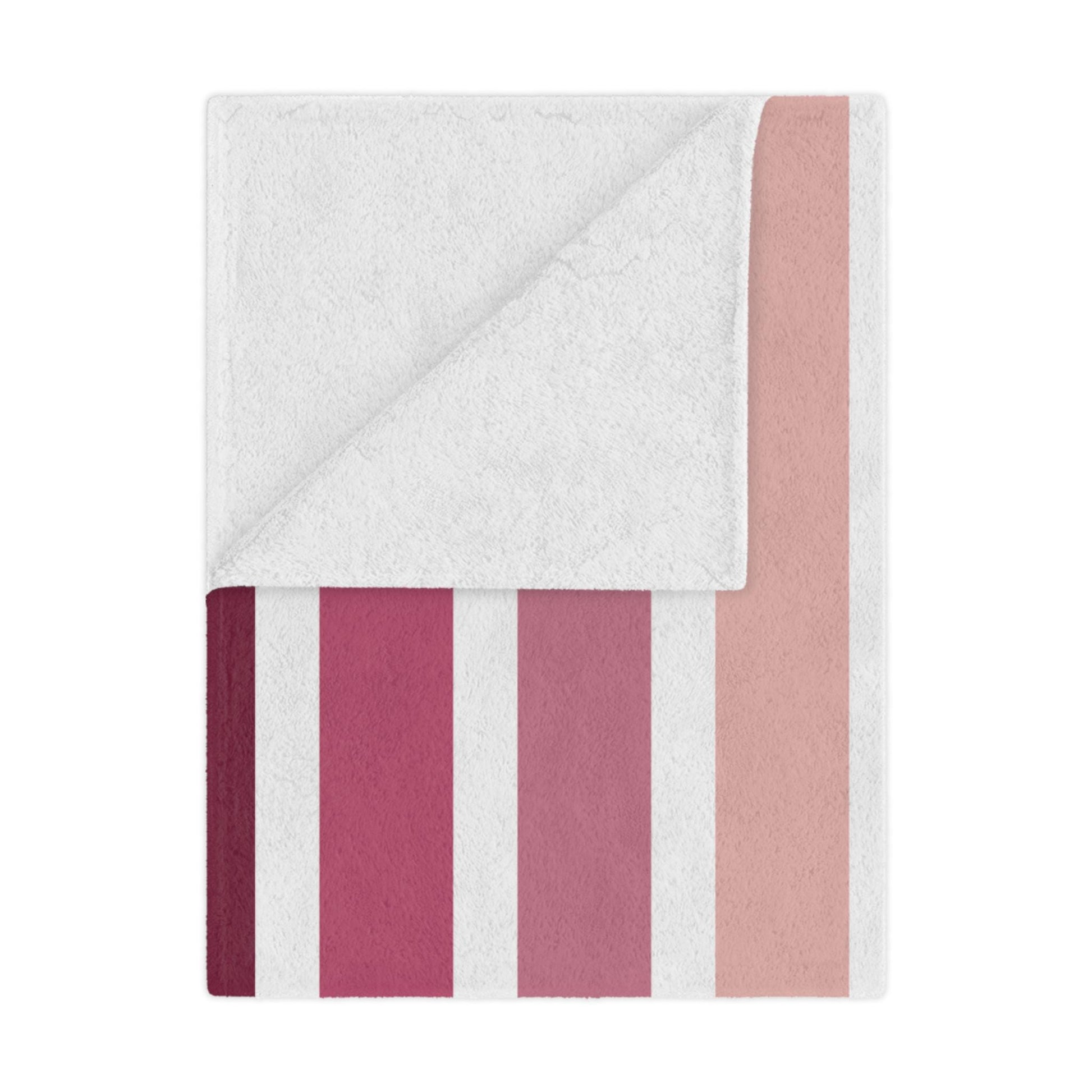 Alpha Phi Personalized Stripe Blanket - Ivy Society