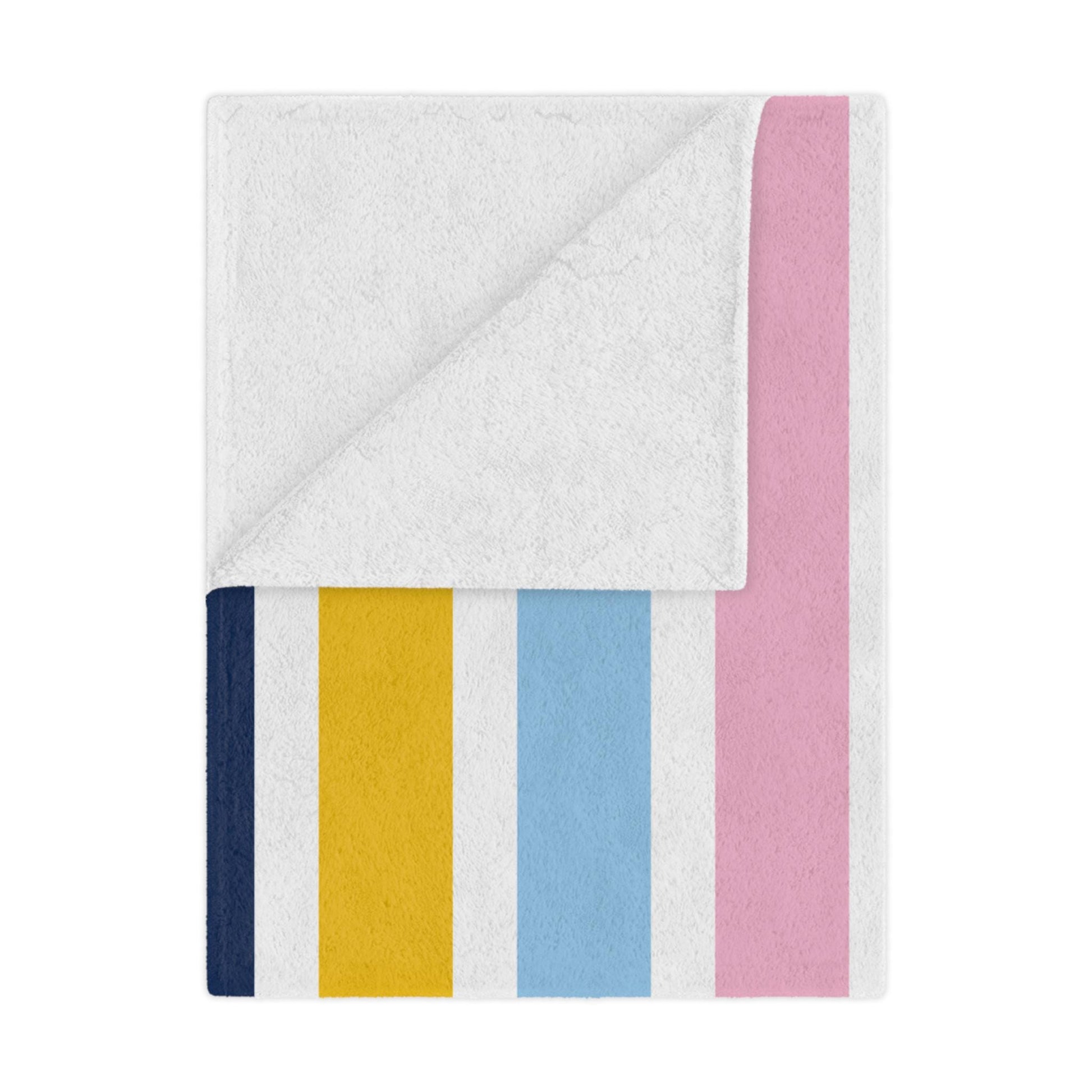Alpha Xi Delta Personalized Stripe Blanket - Ivy Society