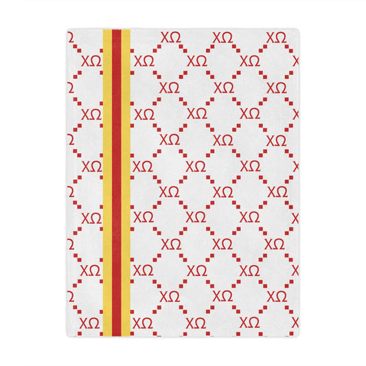 Chi Omega Print Sorority Blanket - Ivy Society