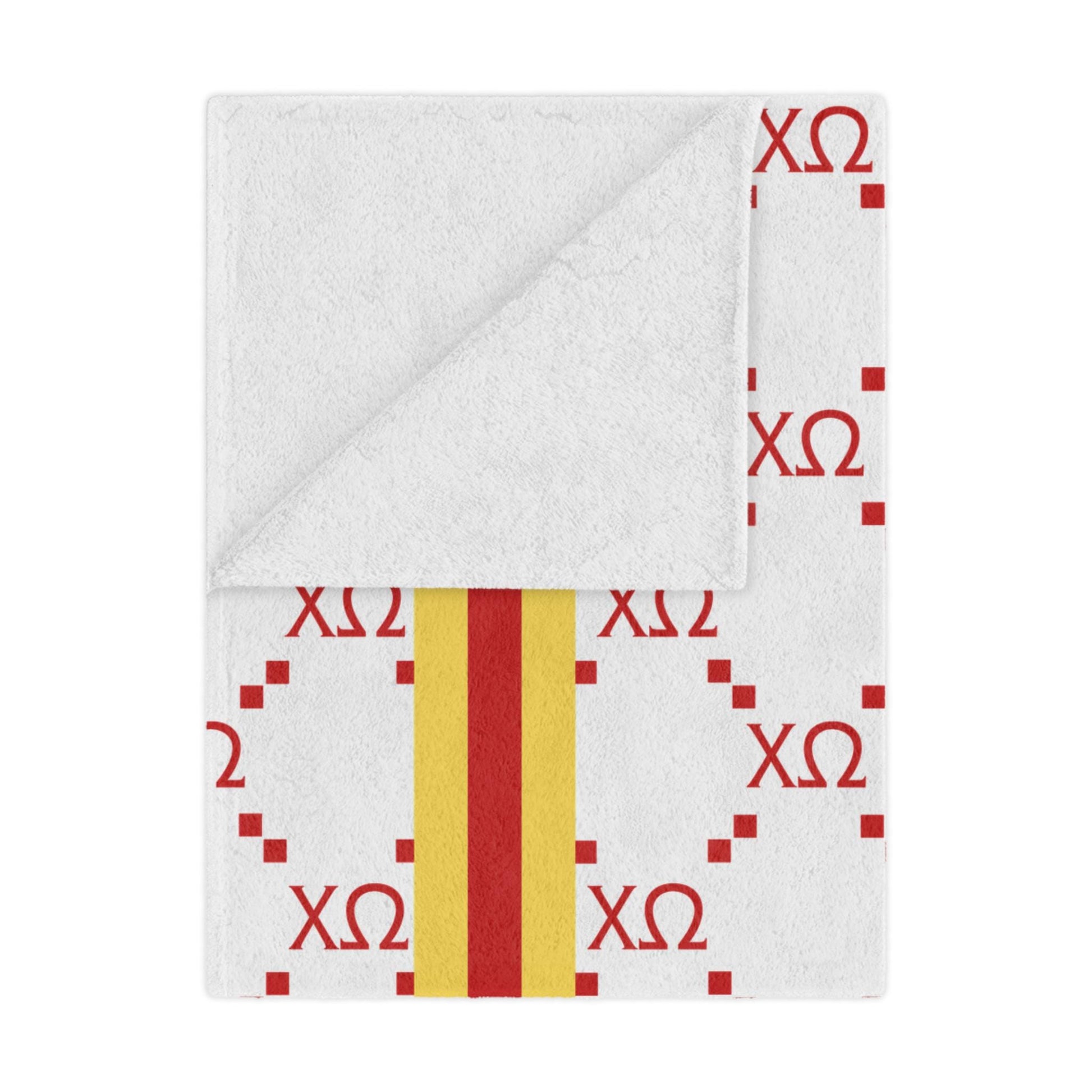 Chi Omega Print Sorority Blanket - Ivy Society